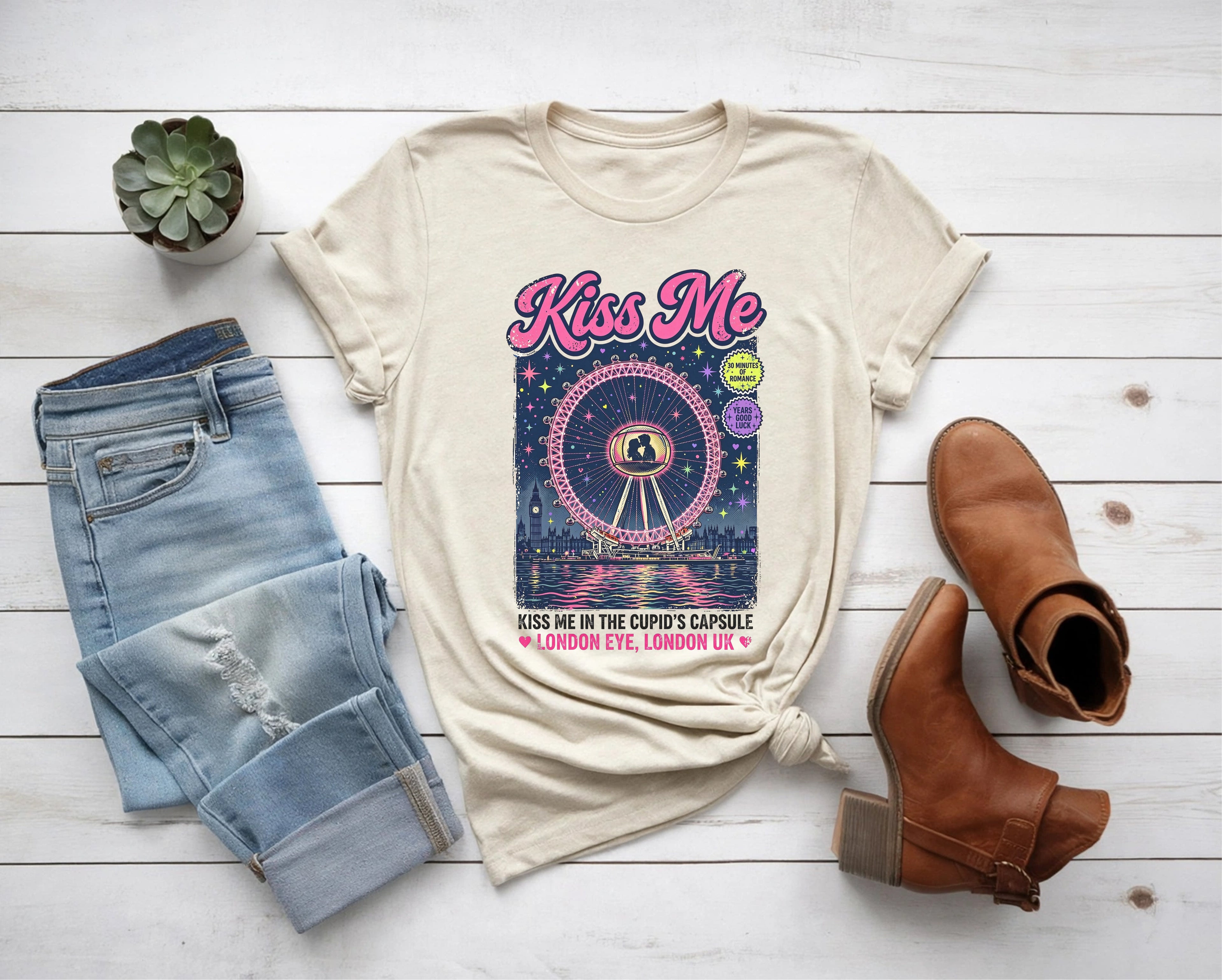 Retro Neon London Eye Shirt