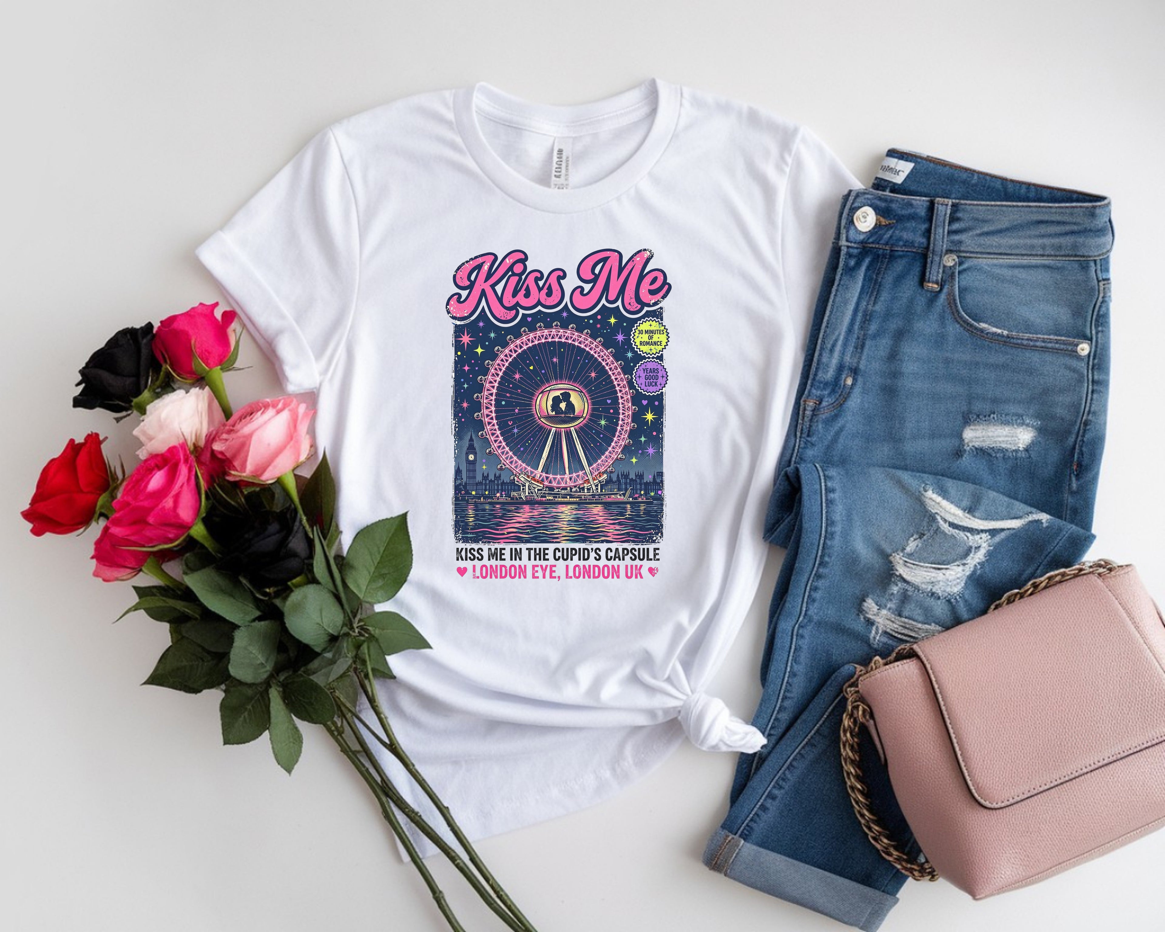 Retro Neon London Eye Shirt