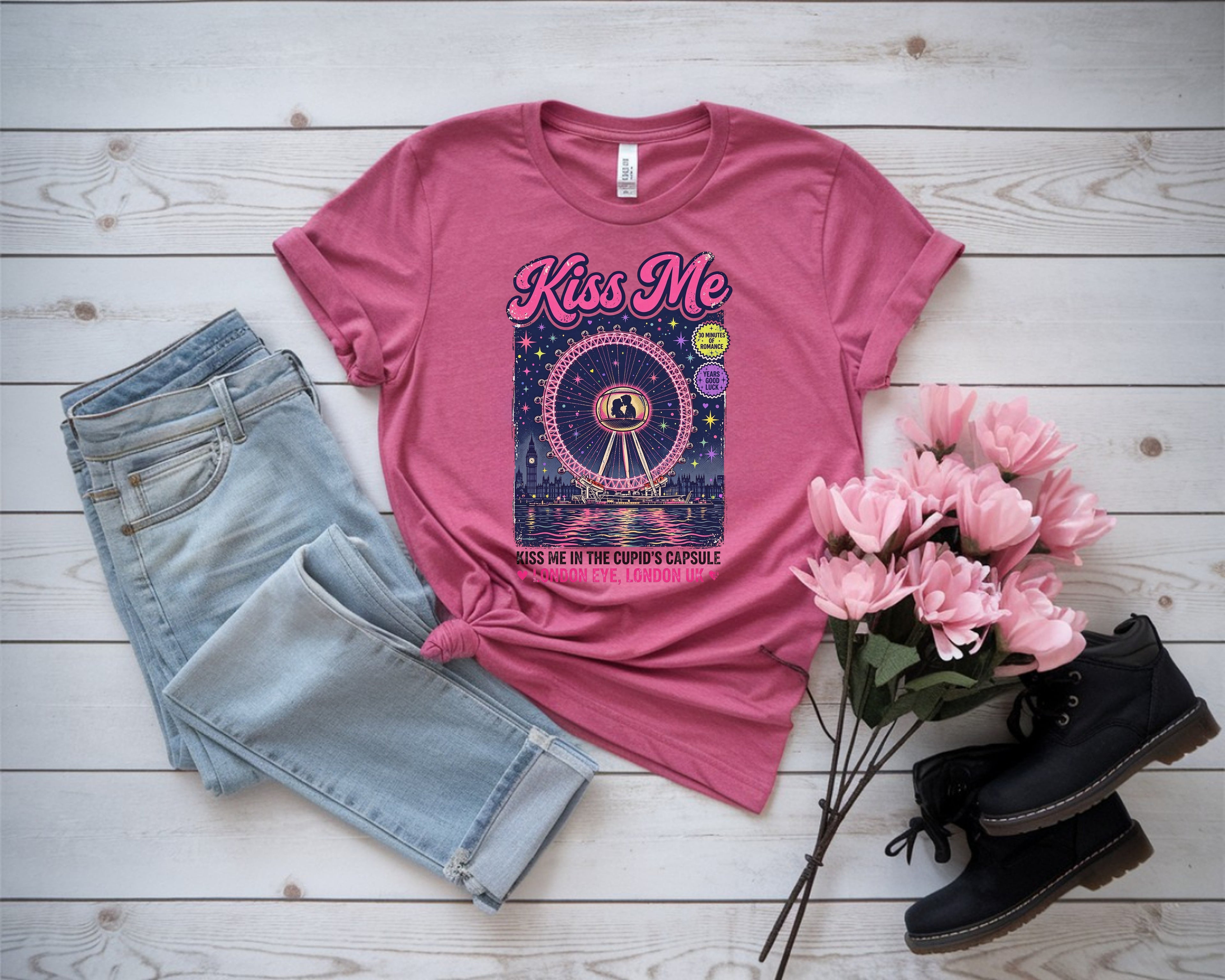 Retro Neon London Eye Shirt