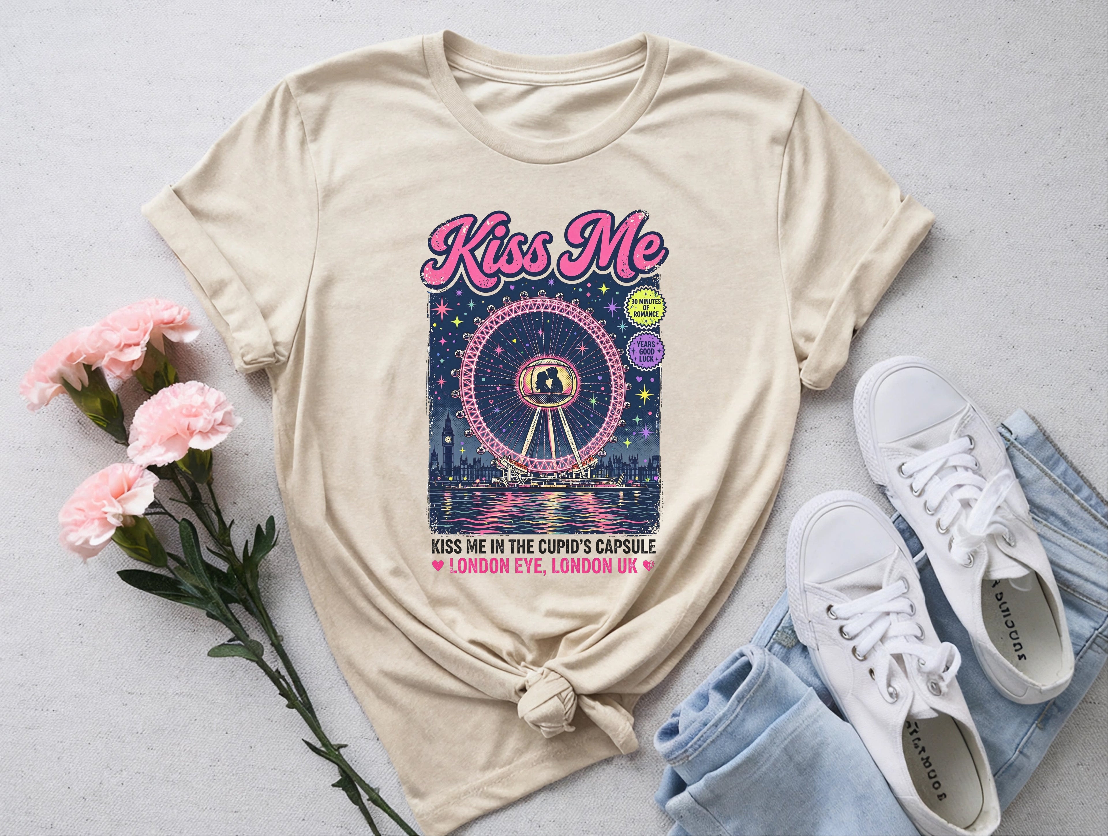 Retro Neon London Eye Shirt