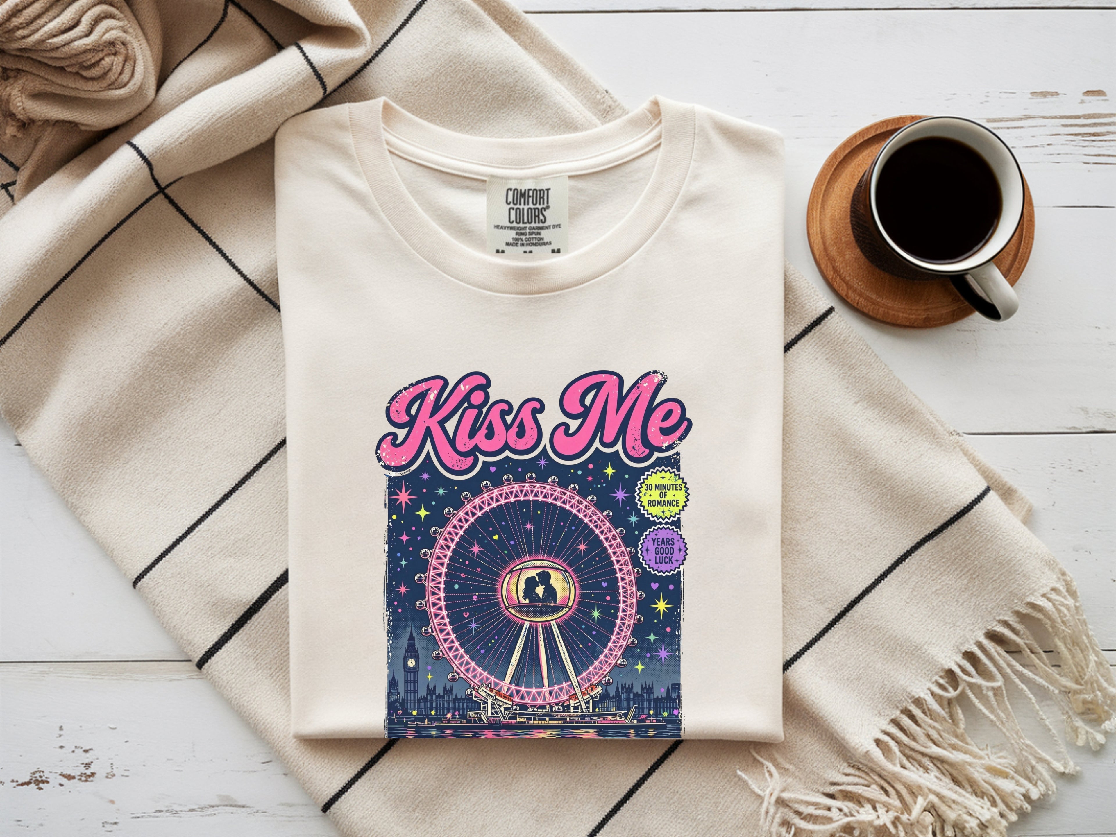 Retro Neon London Eye Shirt