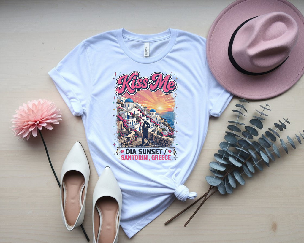 Santorini Oia Sunset Shirt