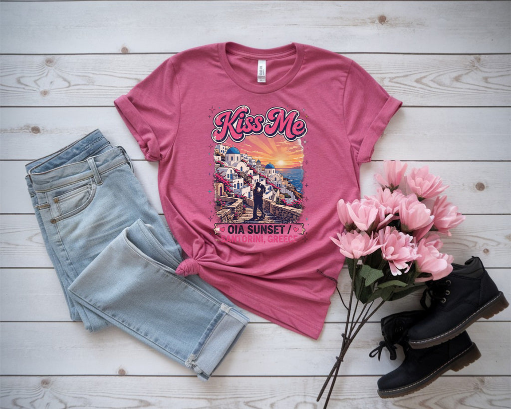 Santorini Oia Sunset Shirt