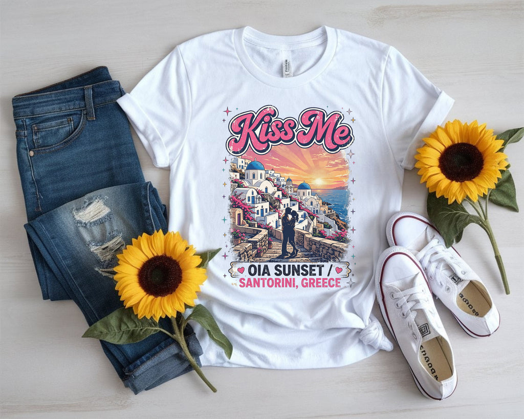Santorini Oia Sunset Shirt