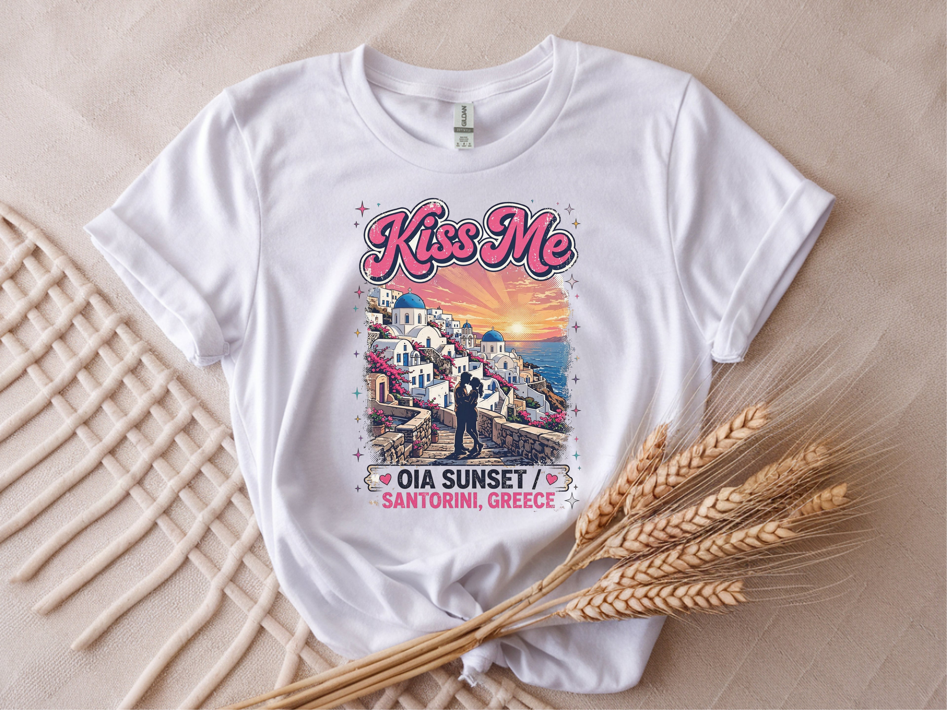 Santorini Oia Sunset Shirt