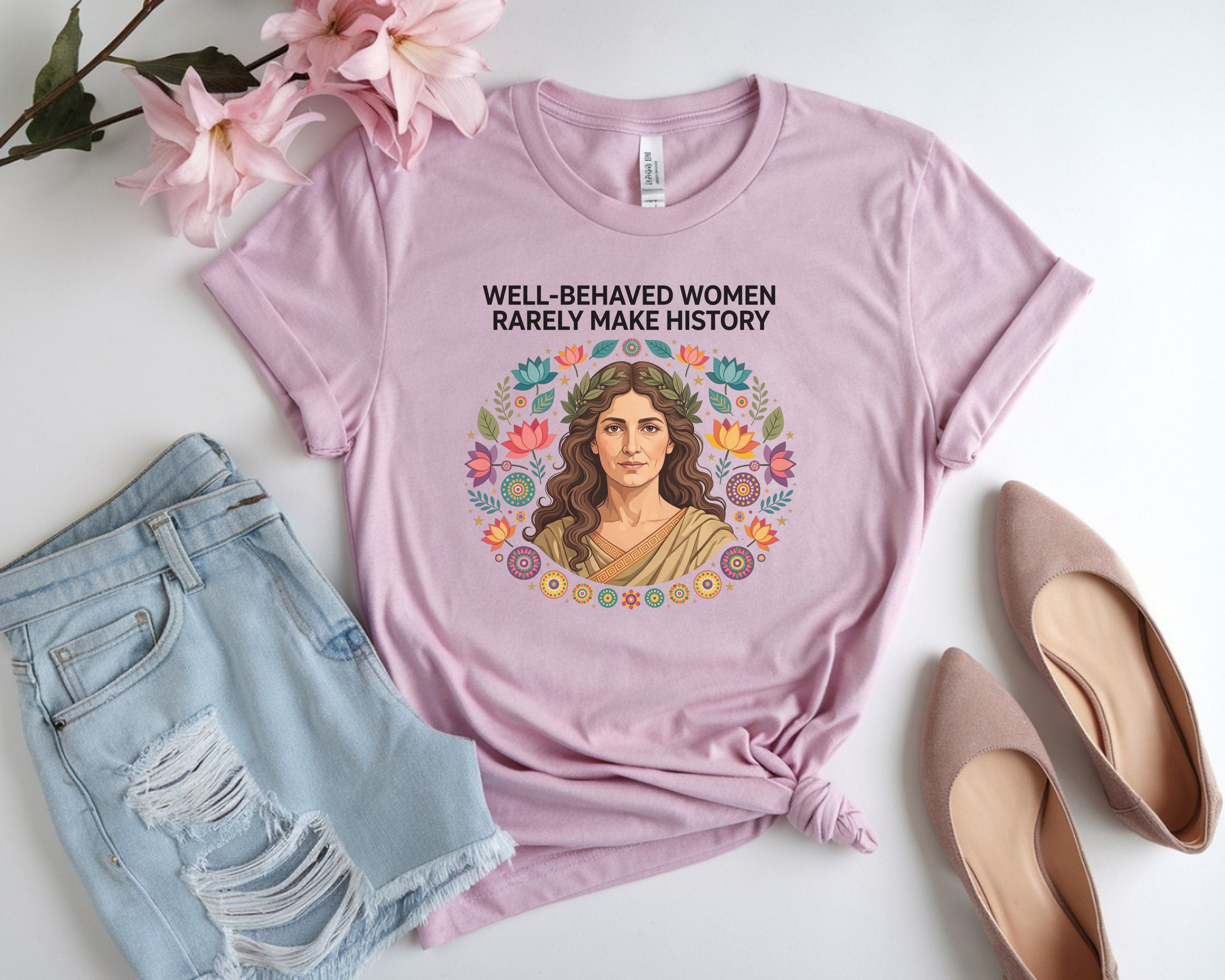 Hypatia Well Behaved Women Rarely Make History Tee