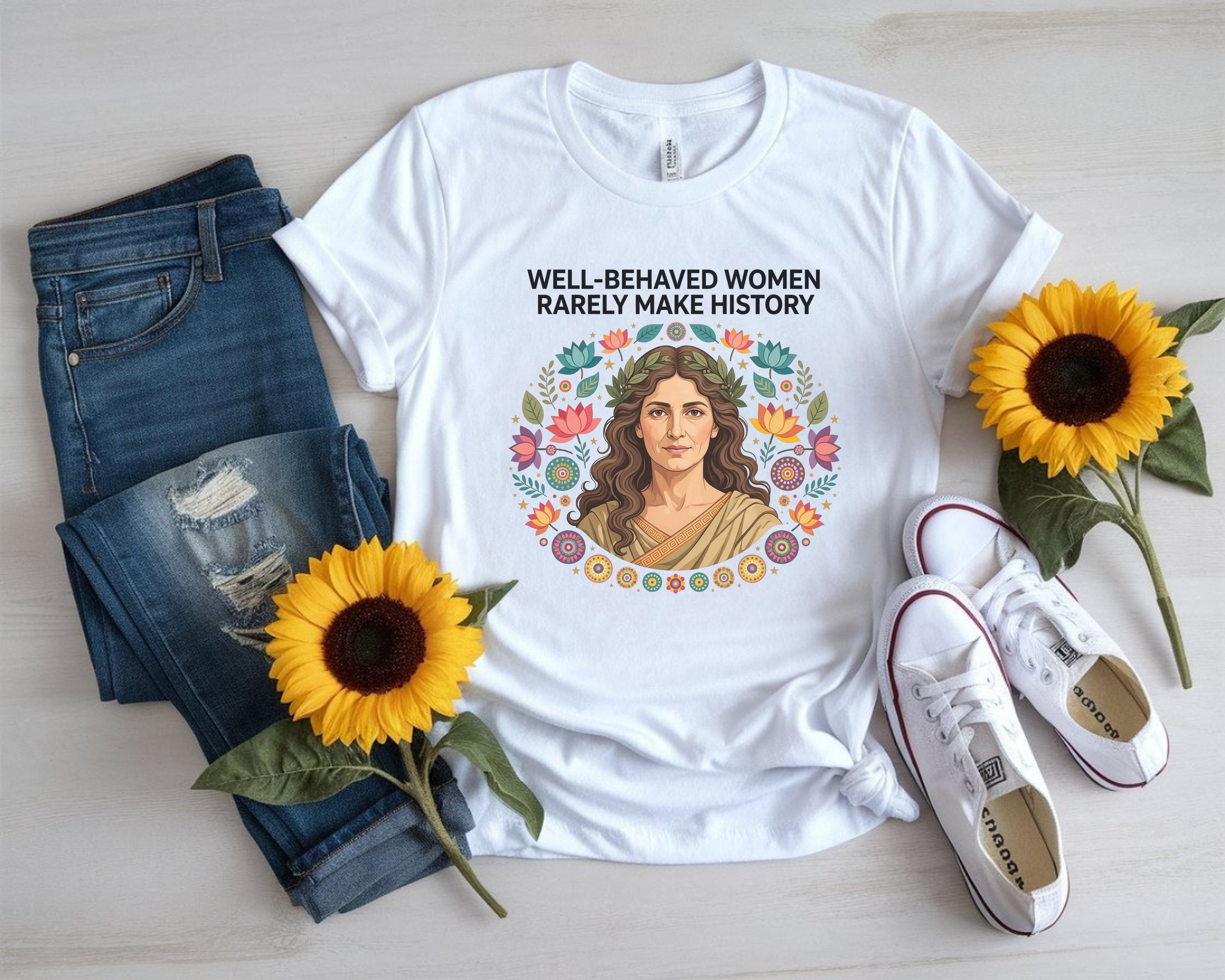 Hypatia Well Behaved Women Rarely Make History Tee
