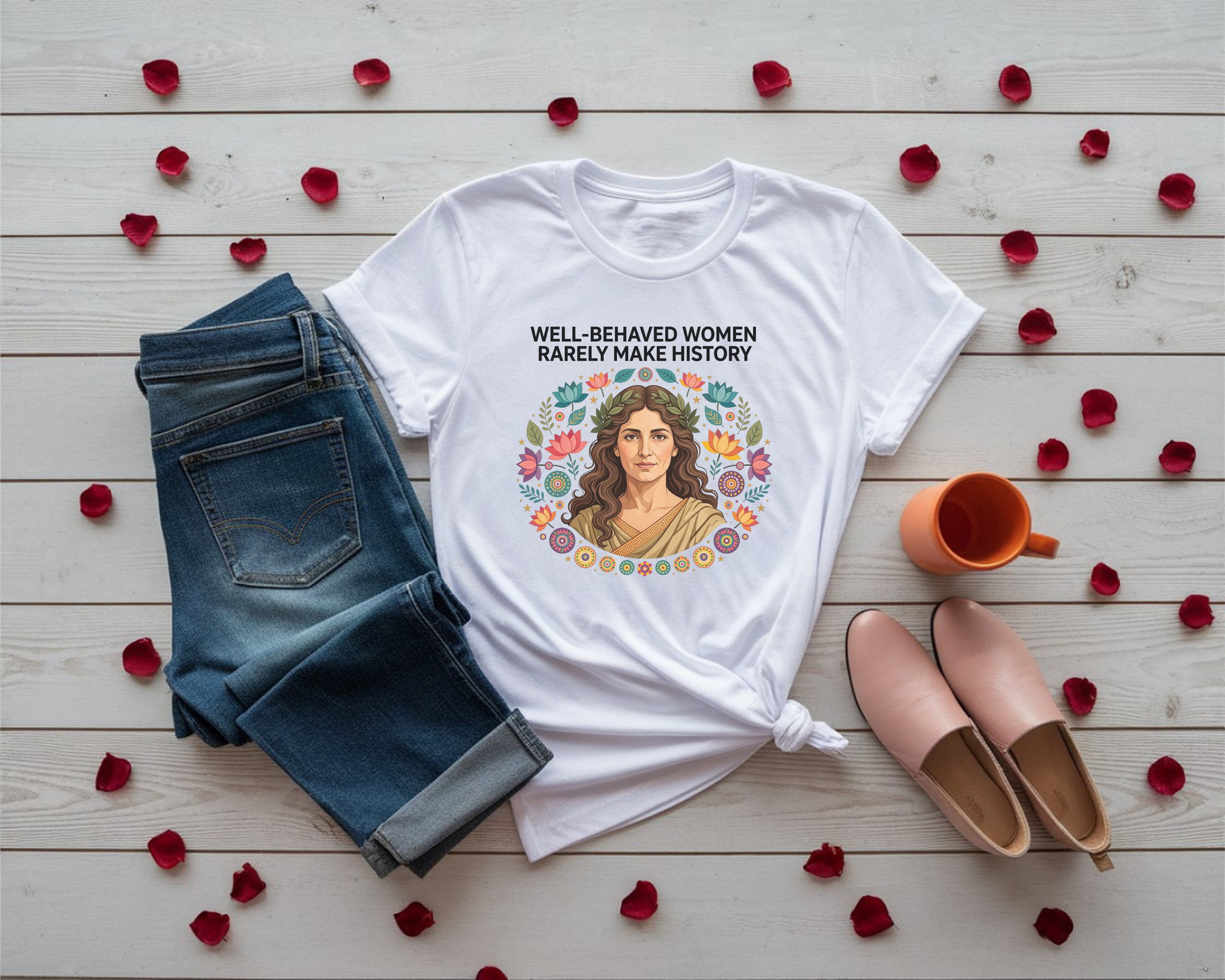 Hypatia Well Behaved Women Rarely Make History Tee