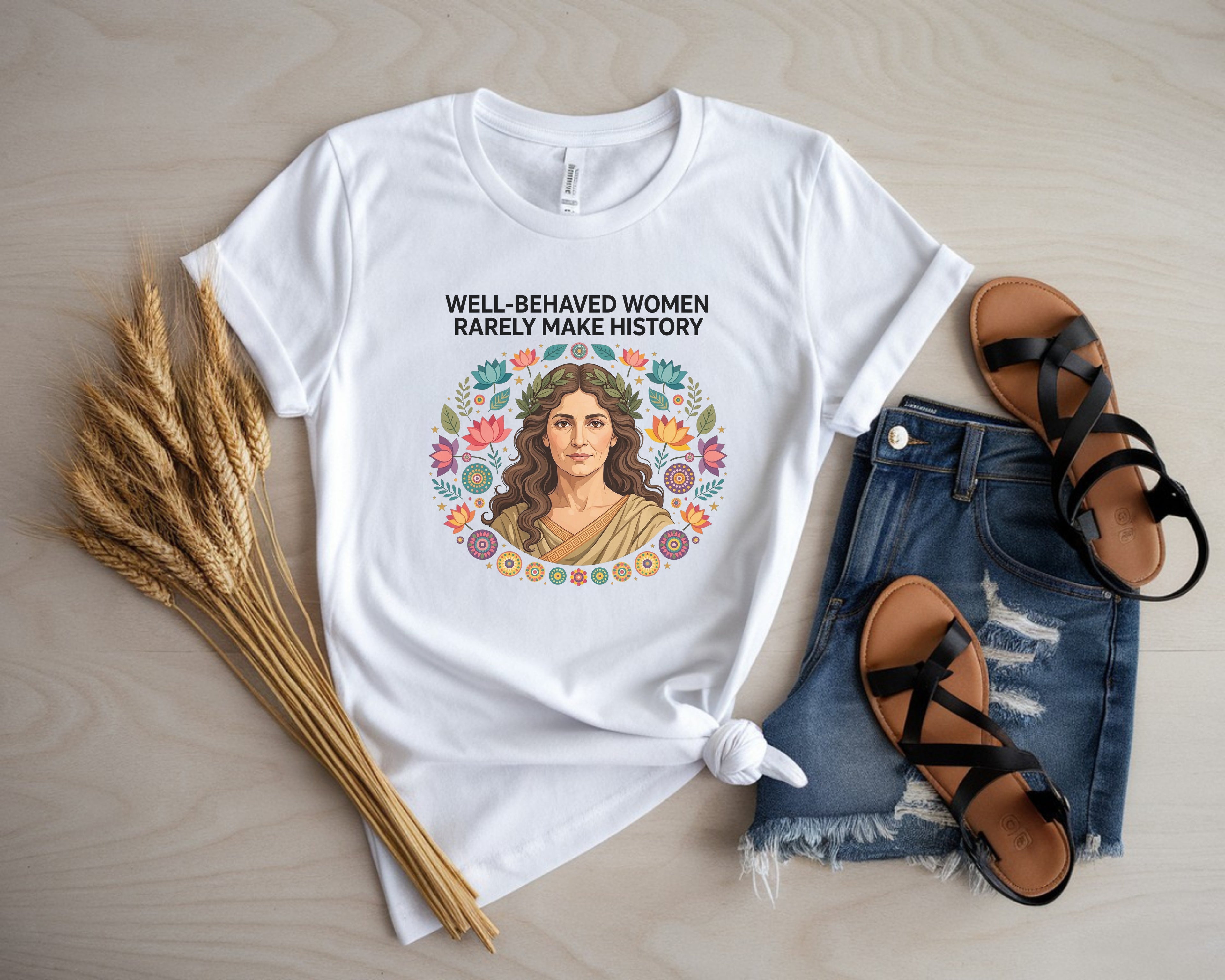 Hypatia Well Behaved Women Rarely Make History Tee