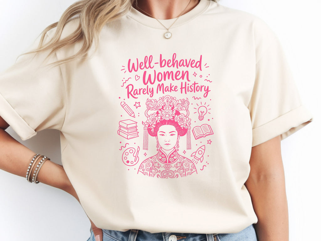 Pink Wu Zetian Make History Tee