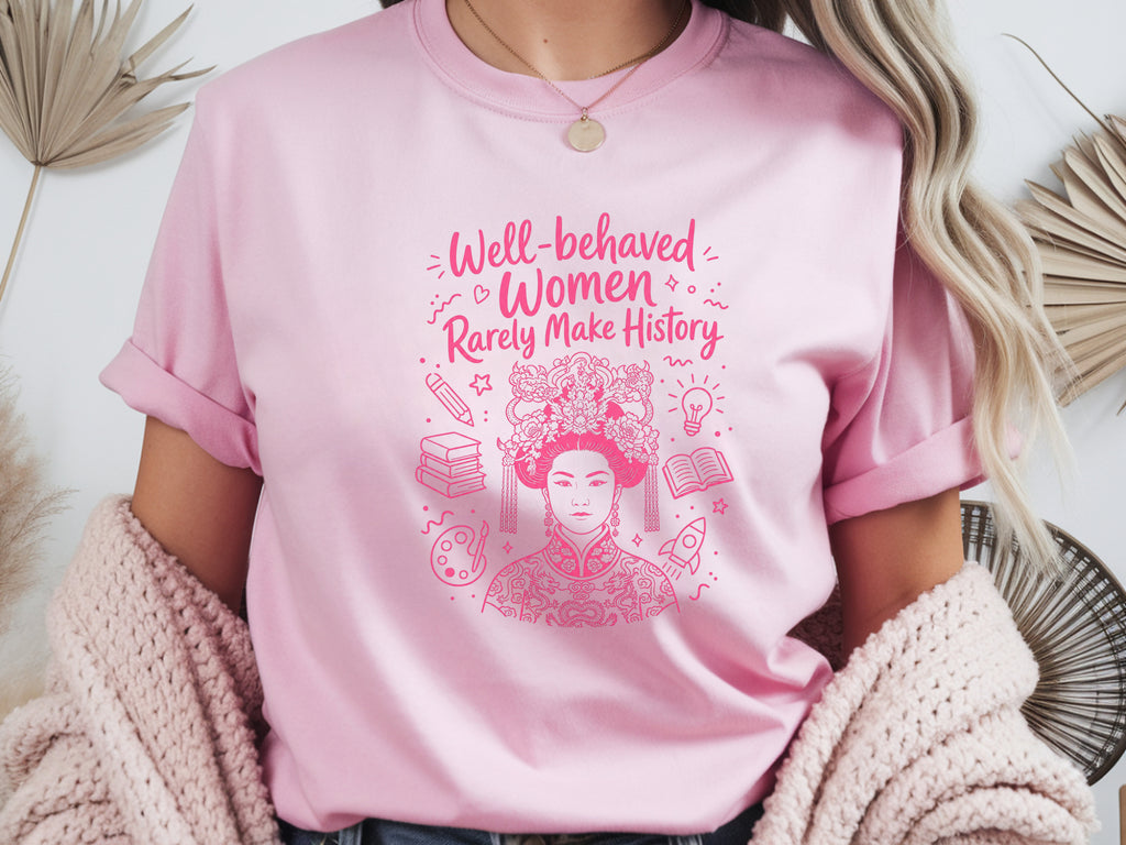 Pink Wu Zetian Make History Tee