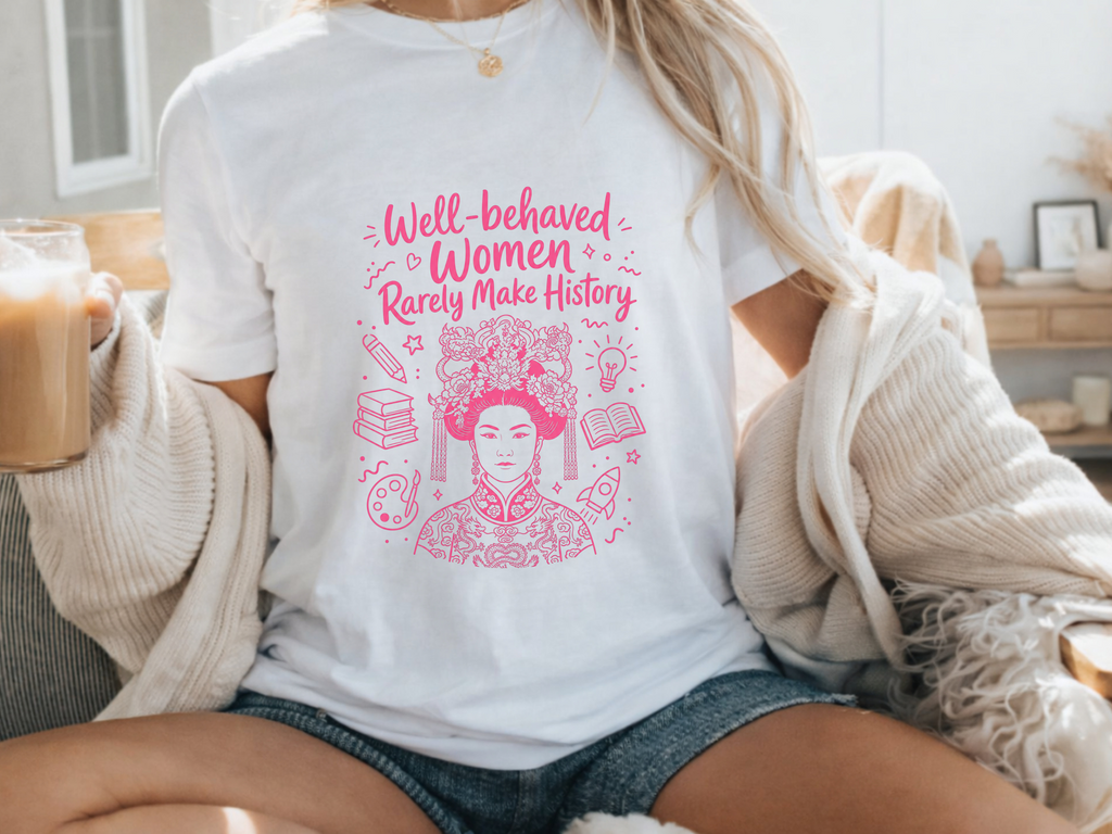 Pink Wu Zetian Make History Tee
