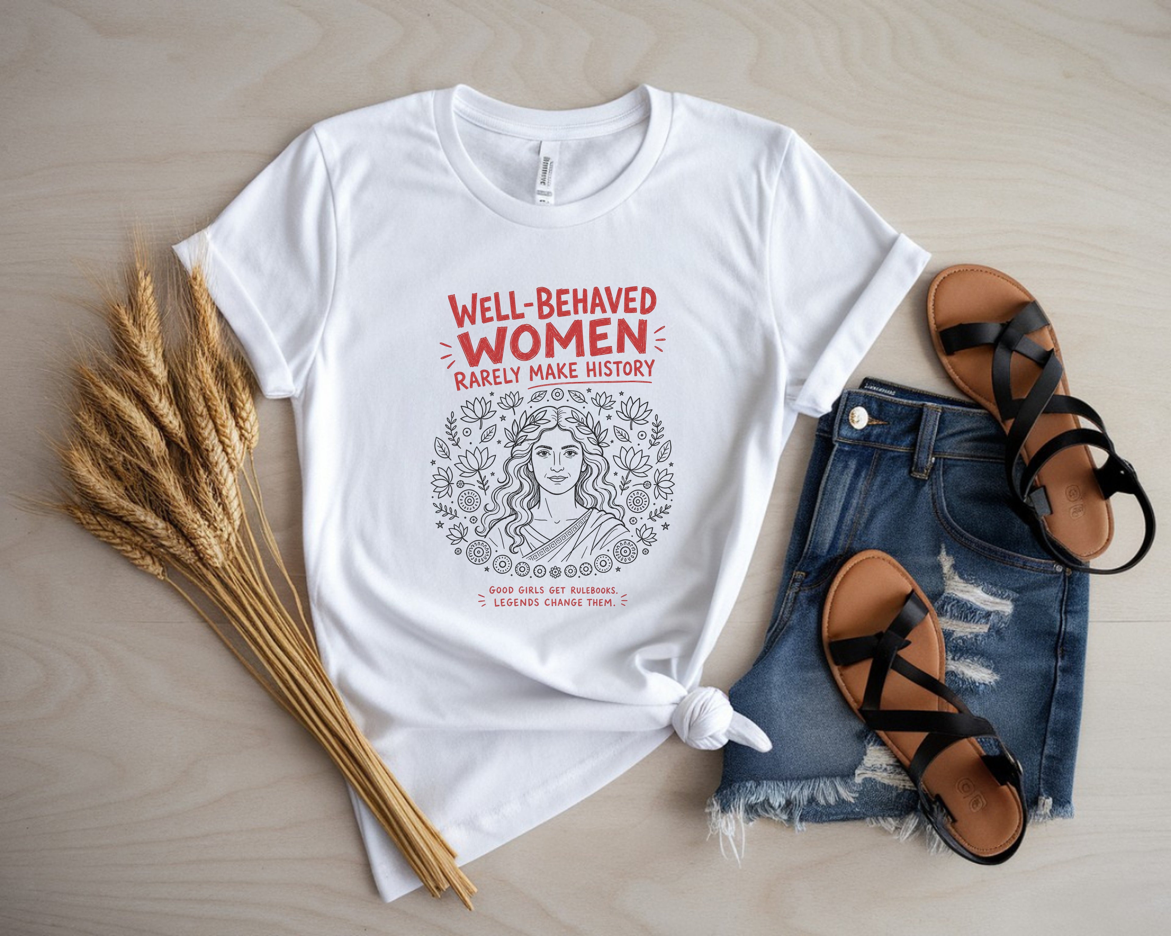 Hypatia Line Art Shirt