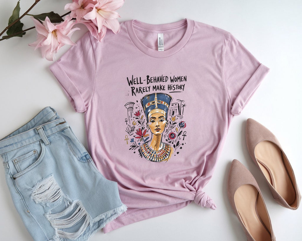 Nefertiti Sketch Make History Tee