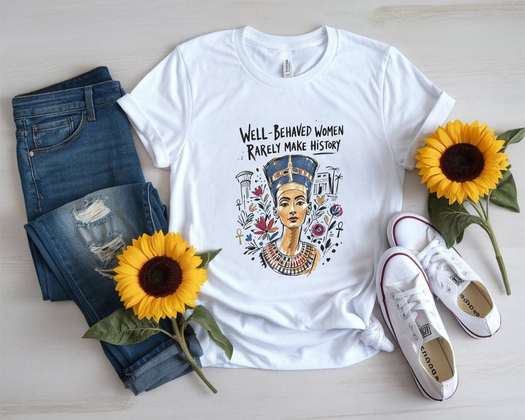 Nefertiti Sketch Make History Tee