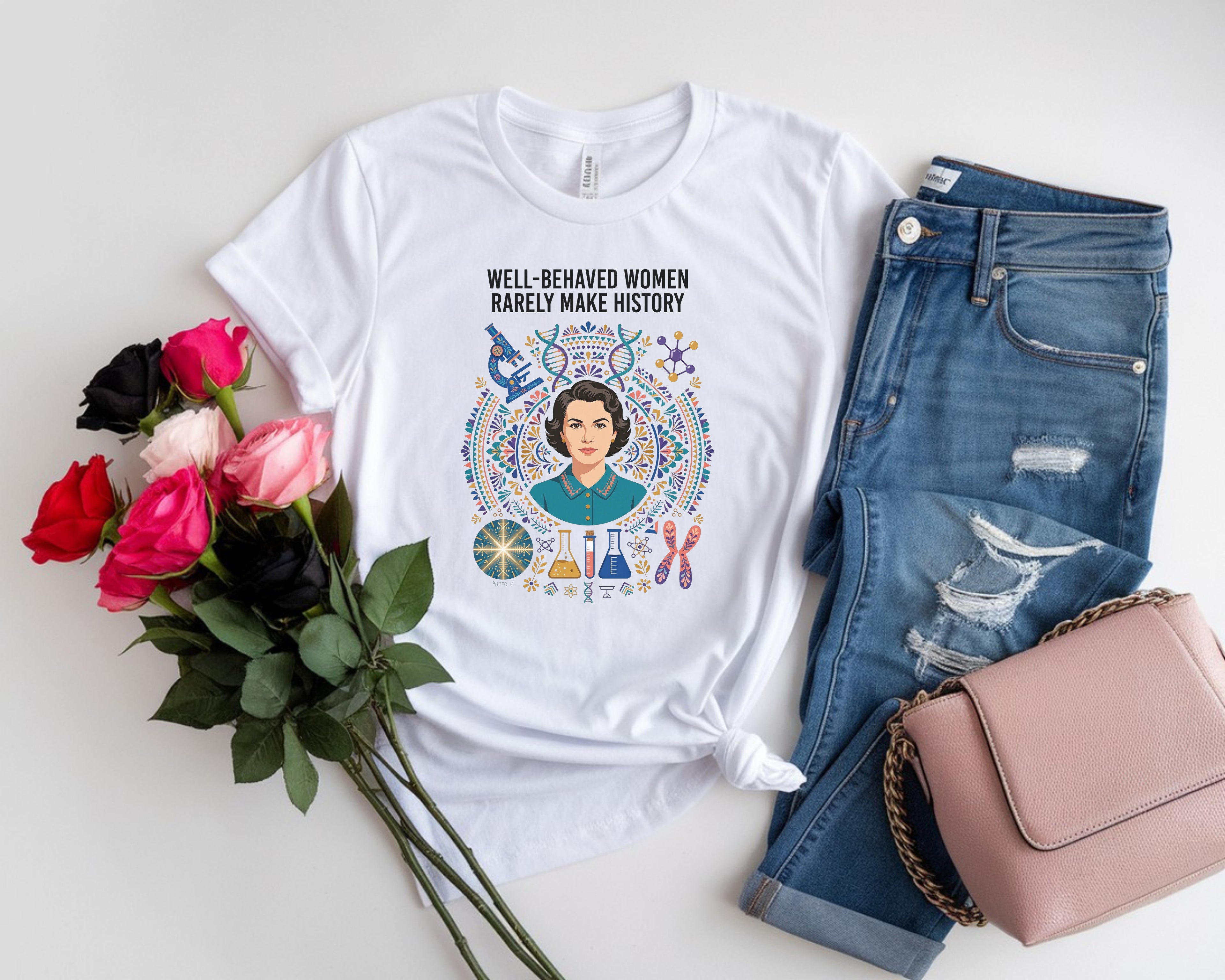 Rosalind Franklin Make History T-Shirt