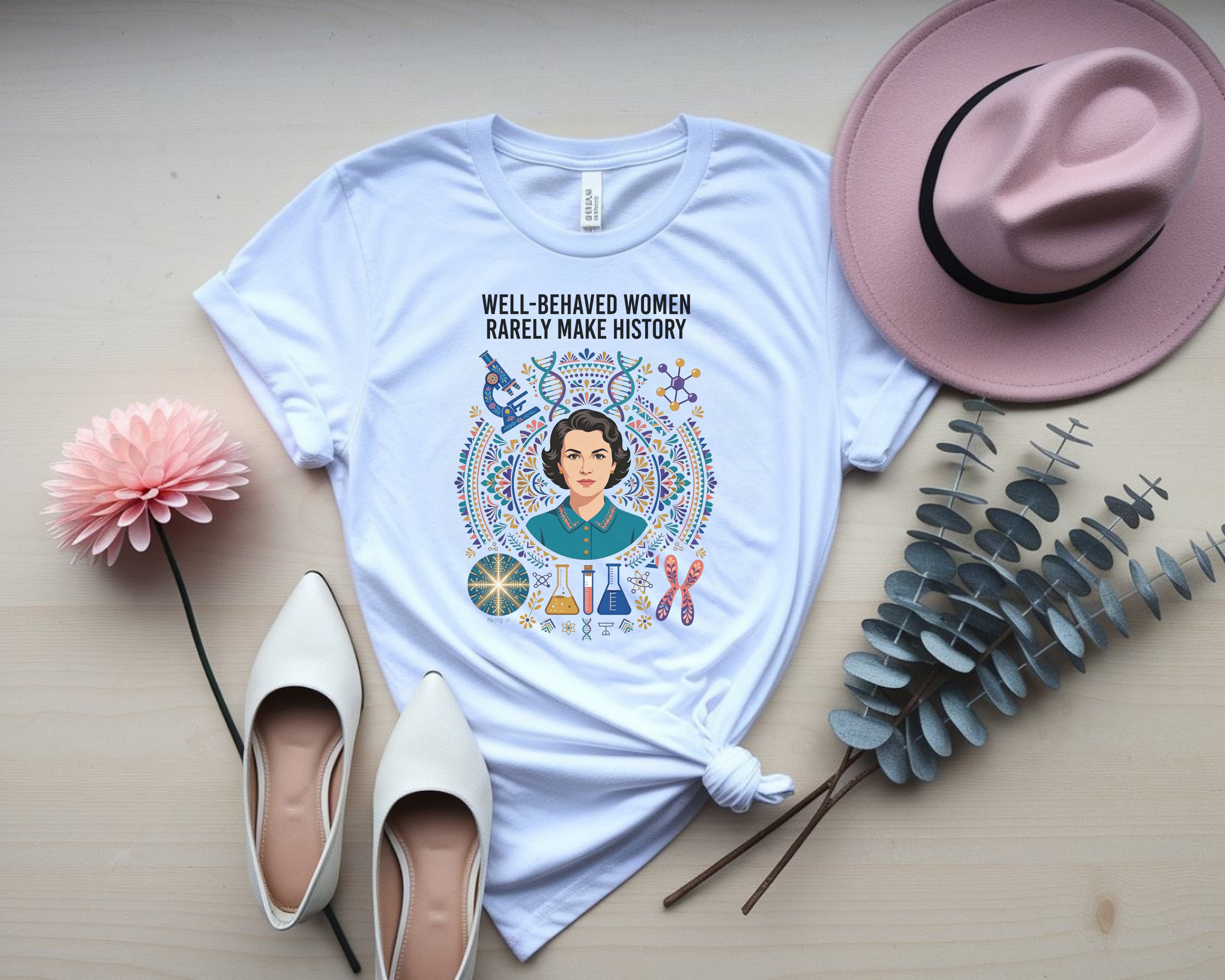 Rosalind Franklin Make History T-Shirt