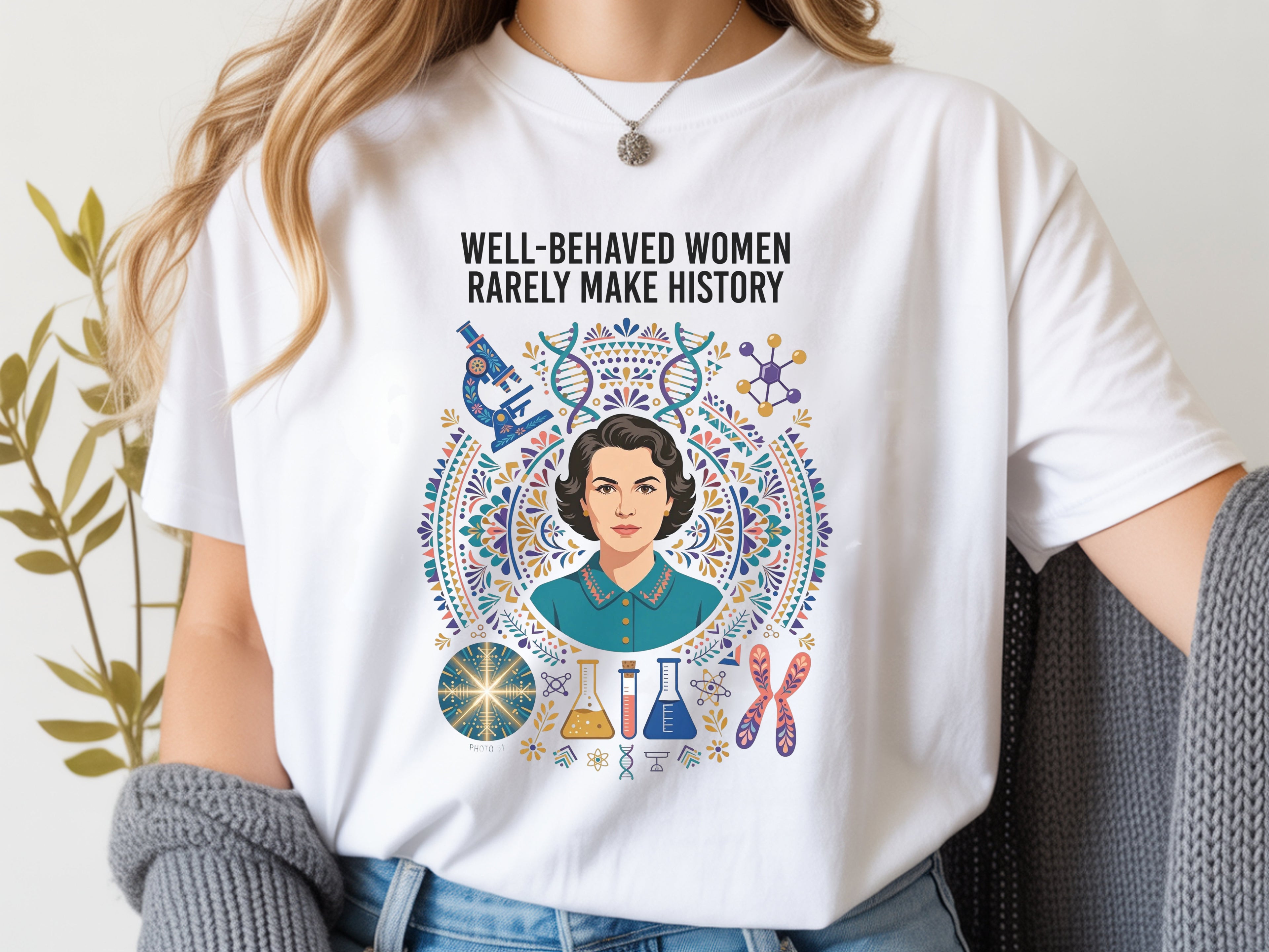 Rosalind Franklin Make History T-Shirt