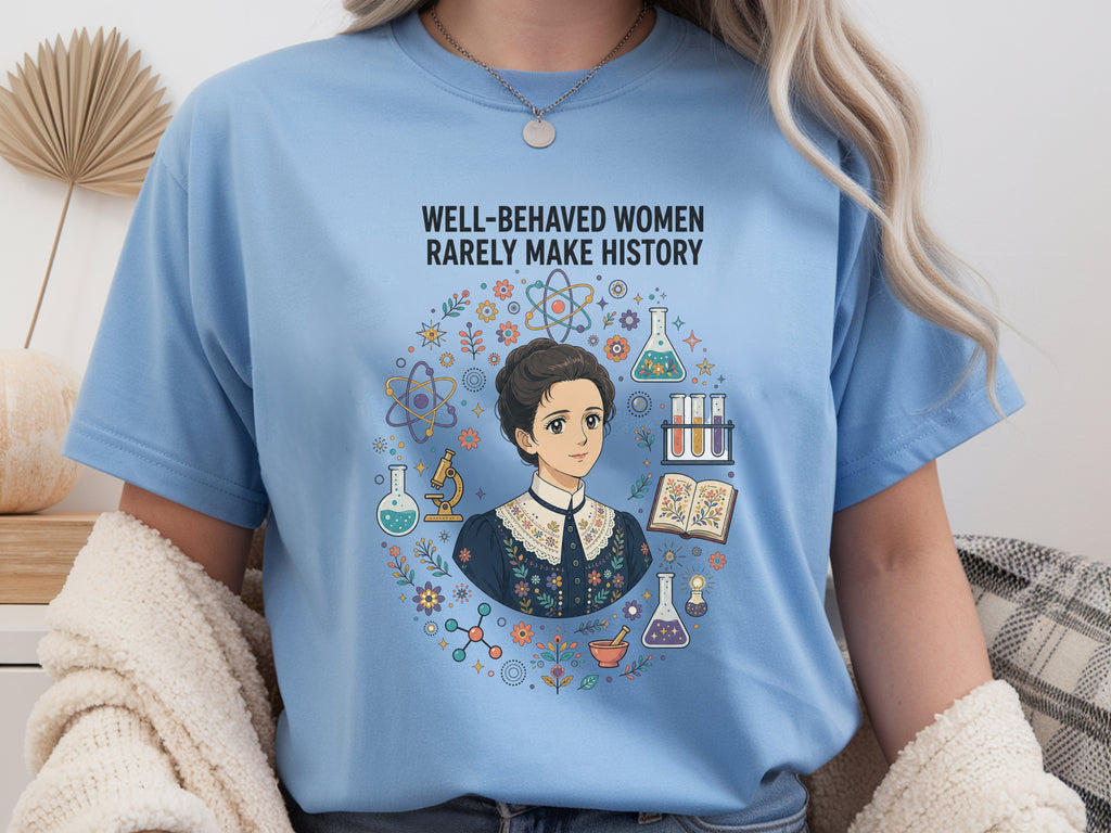 Marie Curie Make History Tee