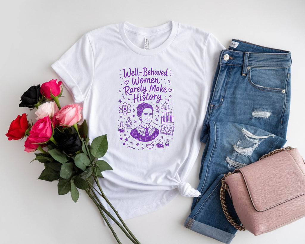 Marie Curie Doodle Shirt