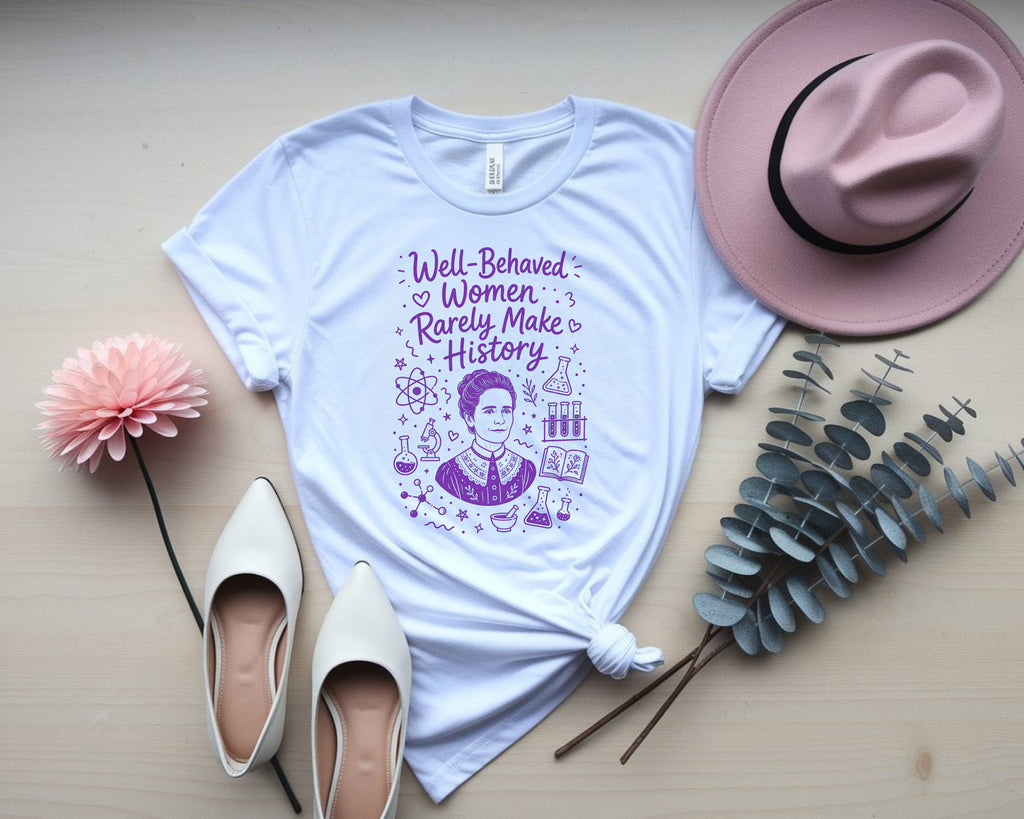 Marie Curie Doodle Shirt