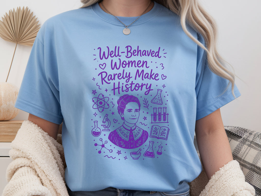 Marie Curie Doodle Shirt
