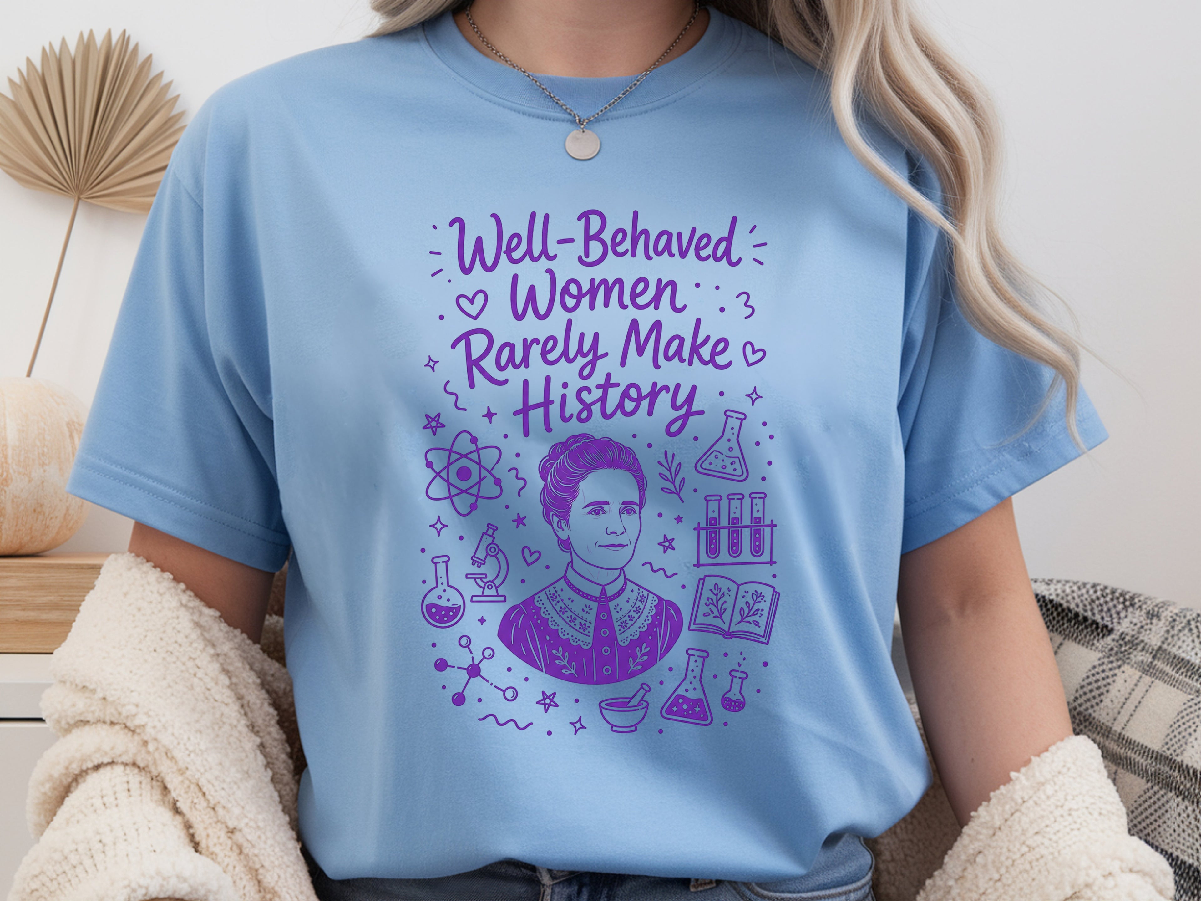 Marie Curie Doodle Shirt