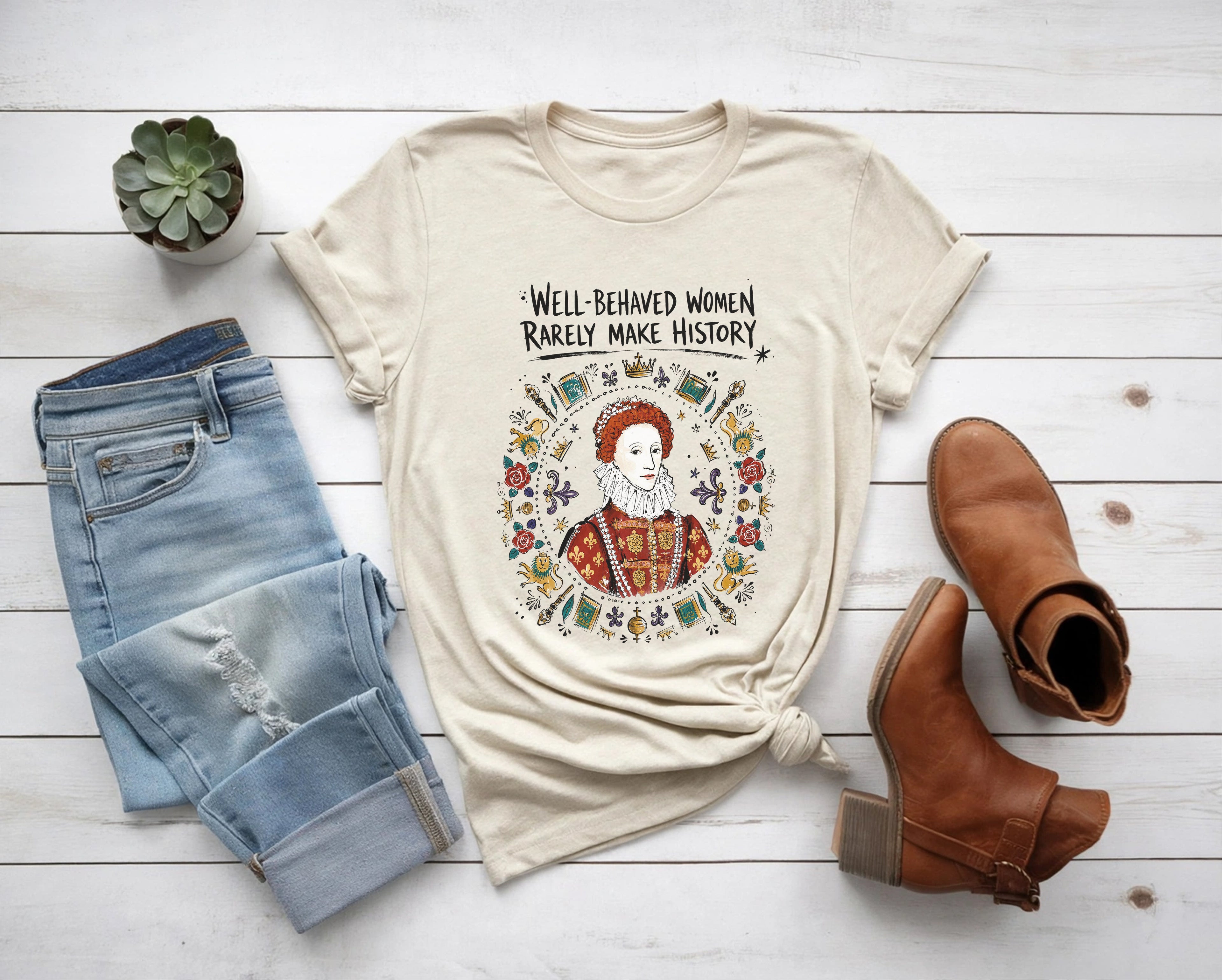British Elizabeth I Sketch T-Shirt