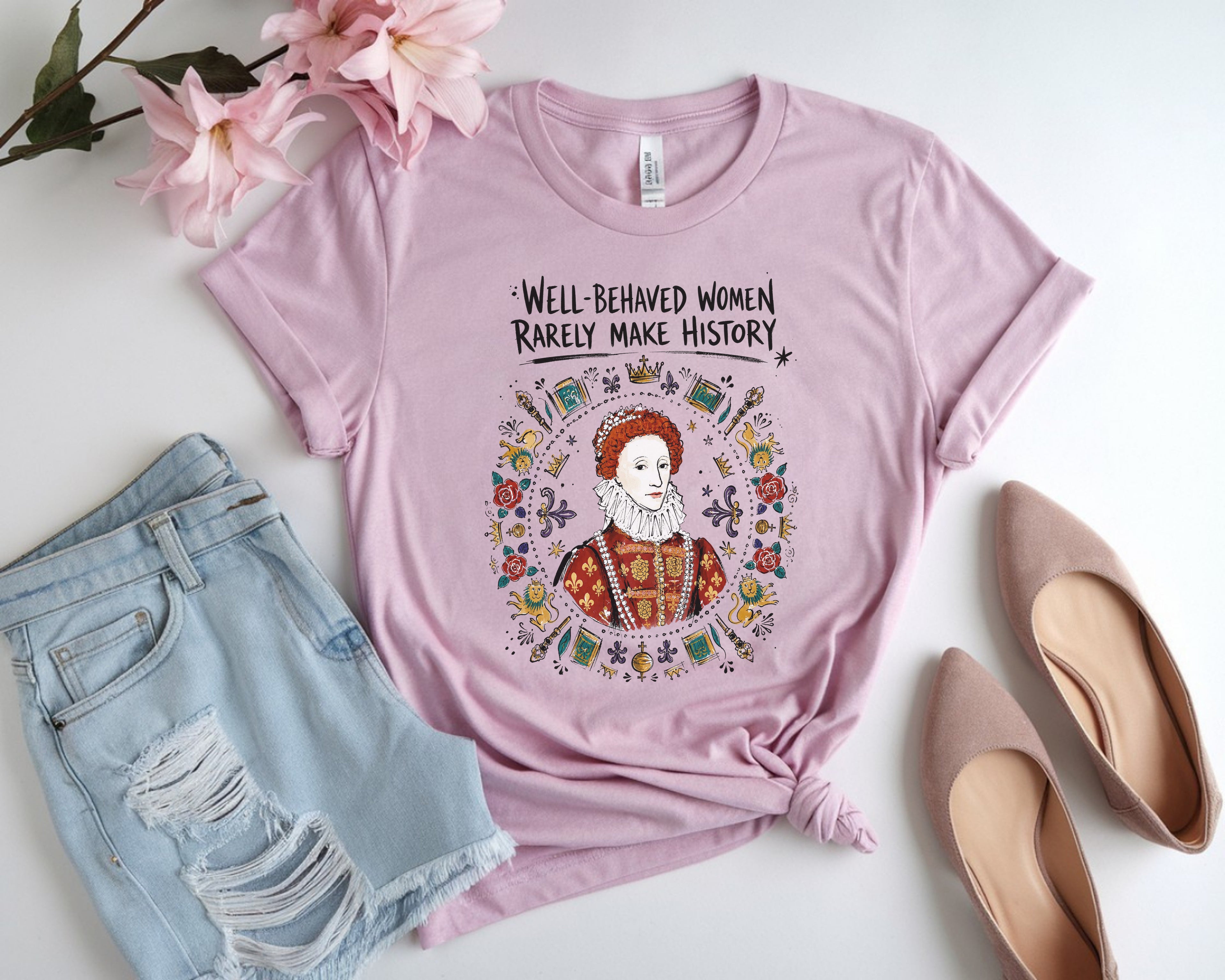 British Elizabeth I Sketch T-Shirt