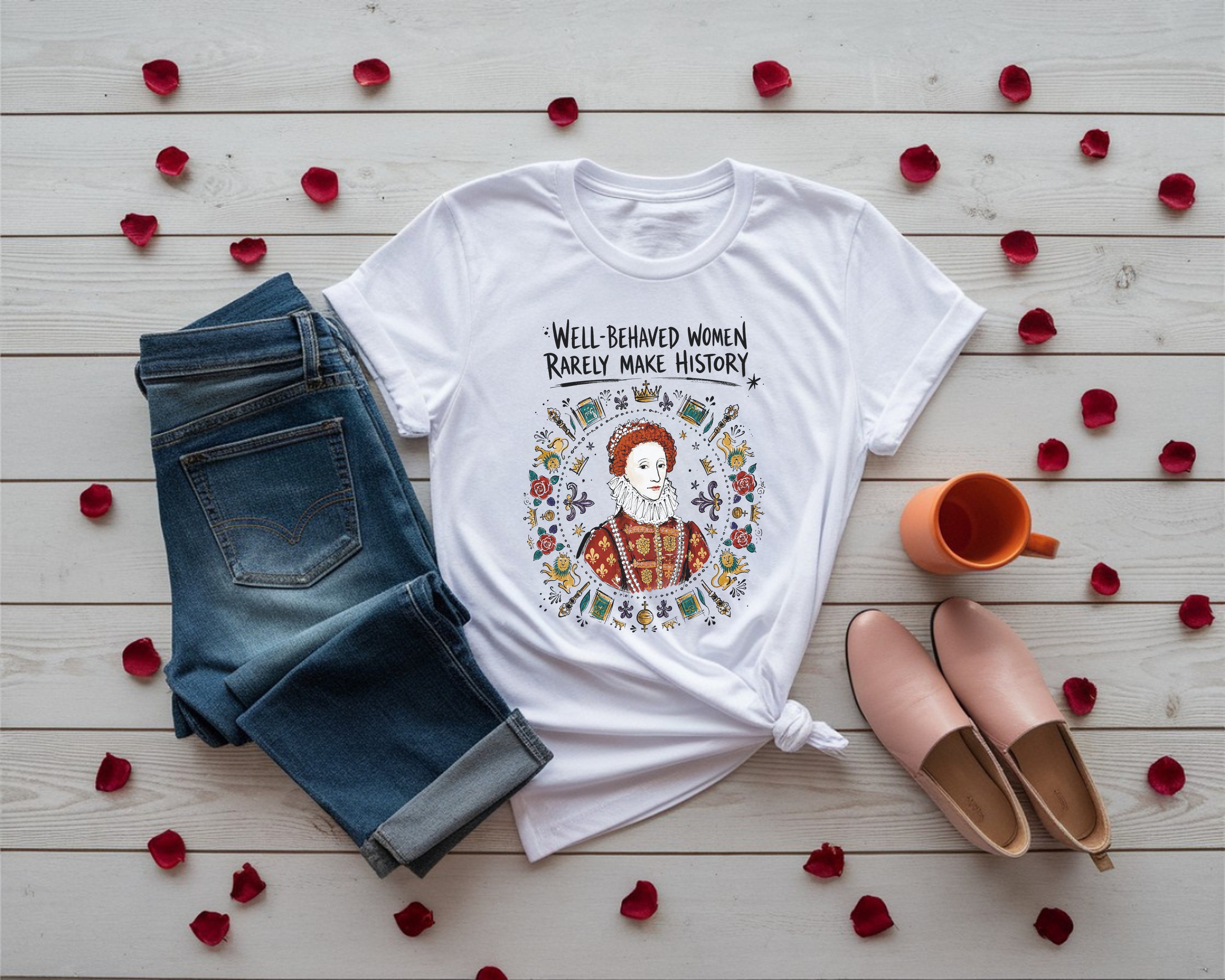 British Elizabeth I Sketch T-Shirt