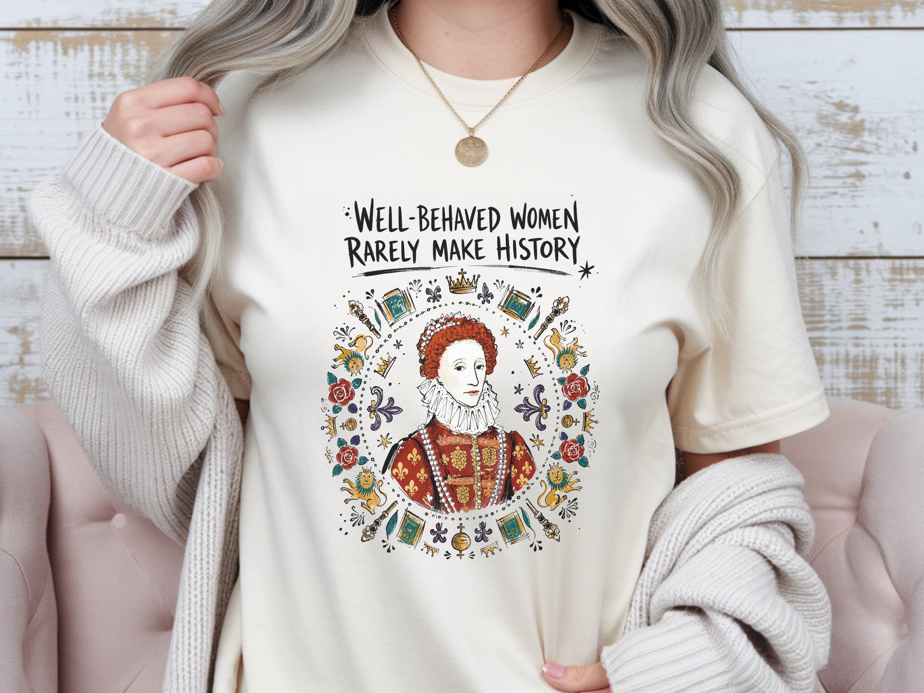British Elizabeth I Sketch T-Shirt