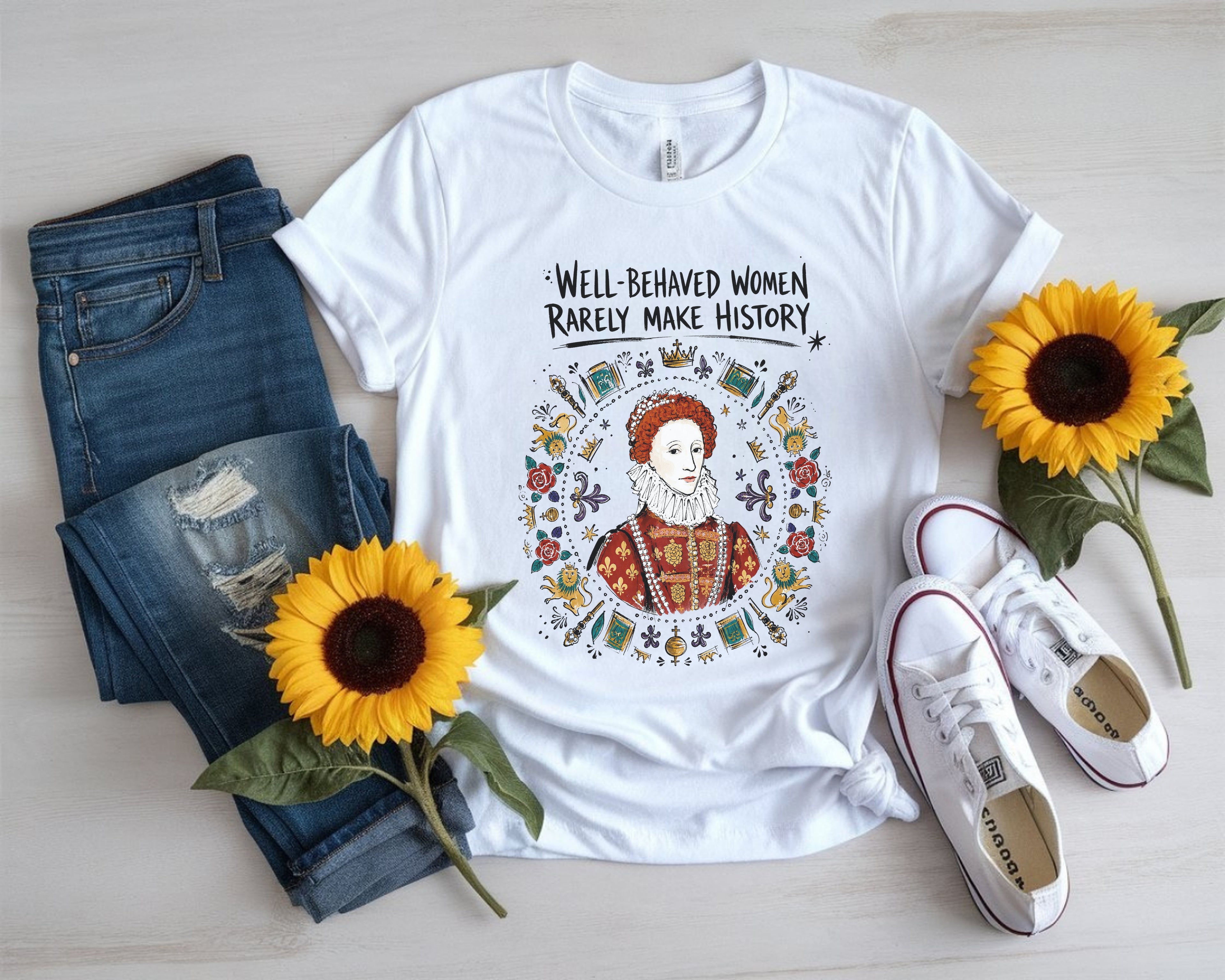 British Elizabeth I Sketch T-Shirt
