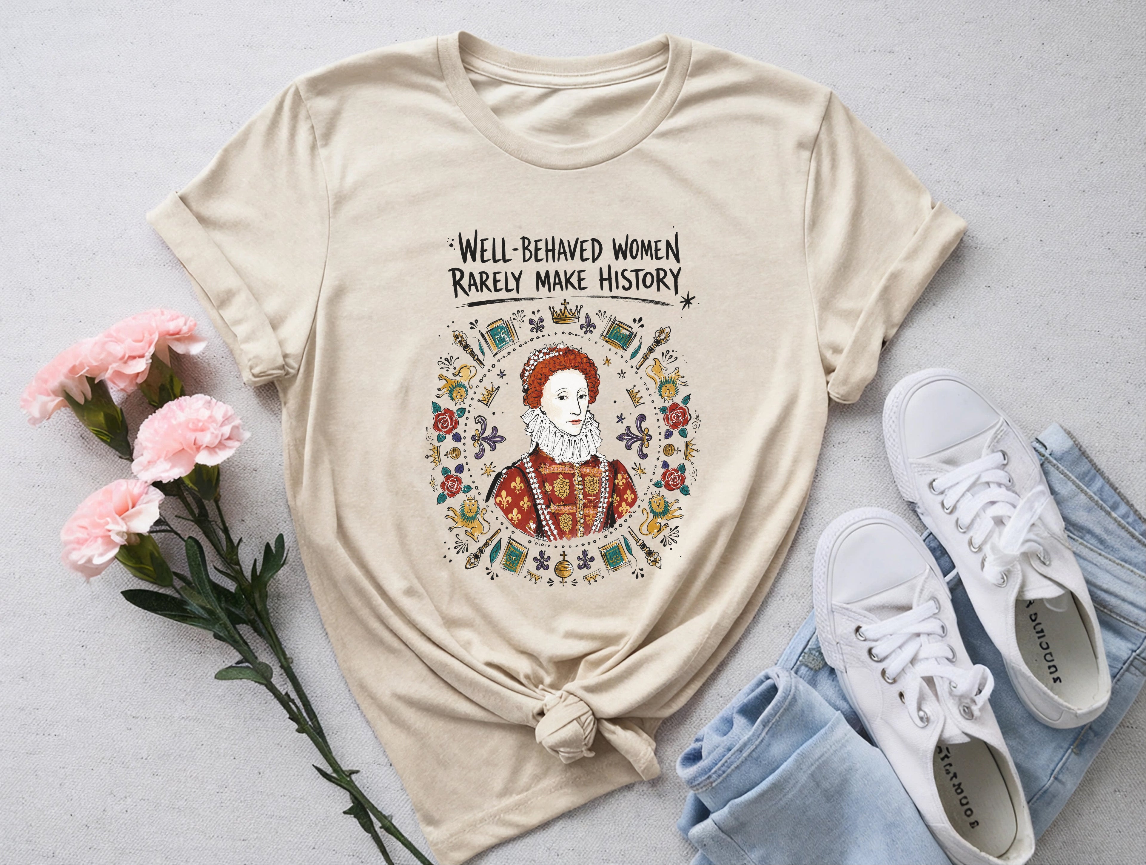 British Elizabeth I Sketch T-Shirt