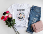 Marie Curie Chemistry Physics Teacher Tee