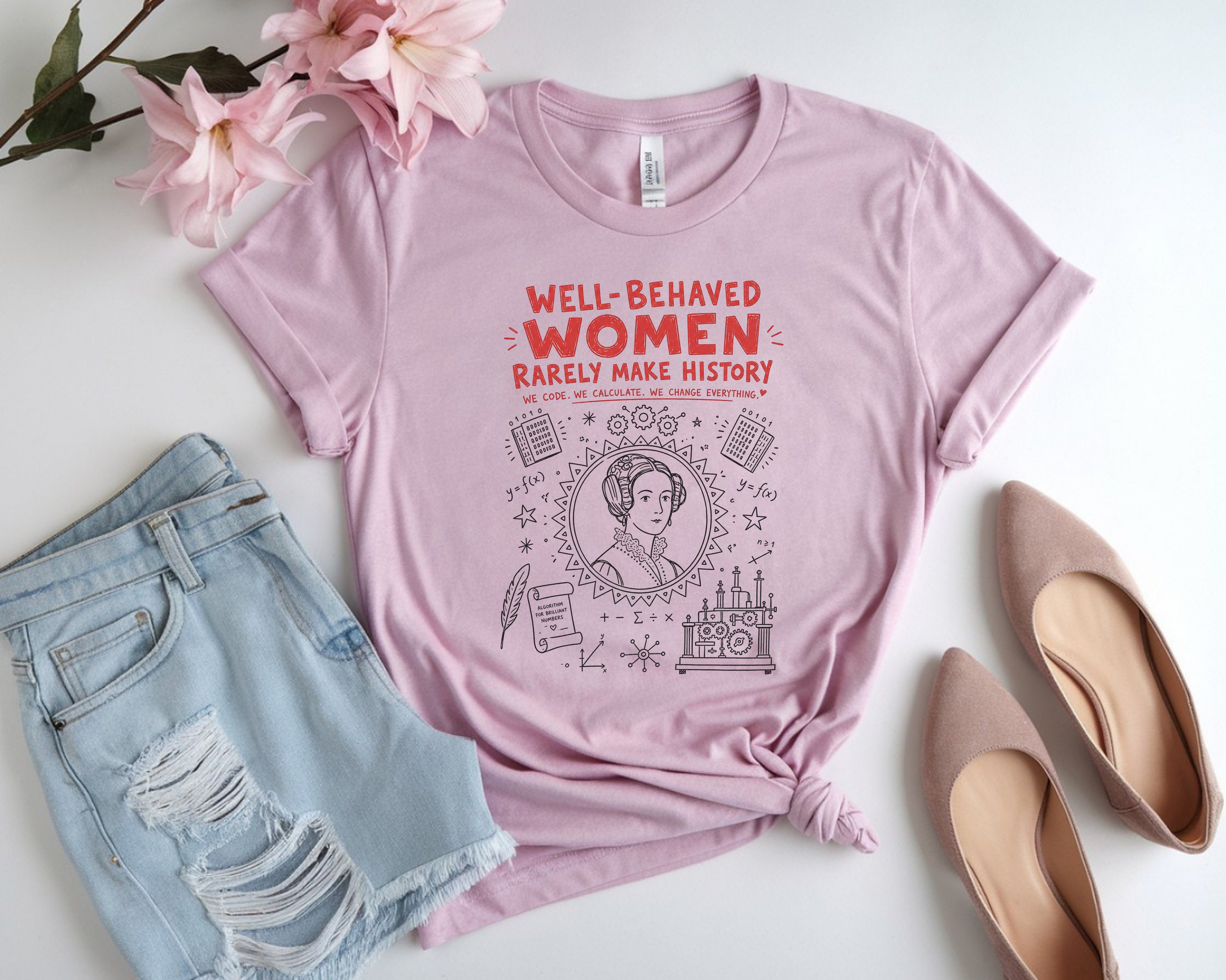 Ada Lovelace Line Art Tee