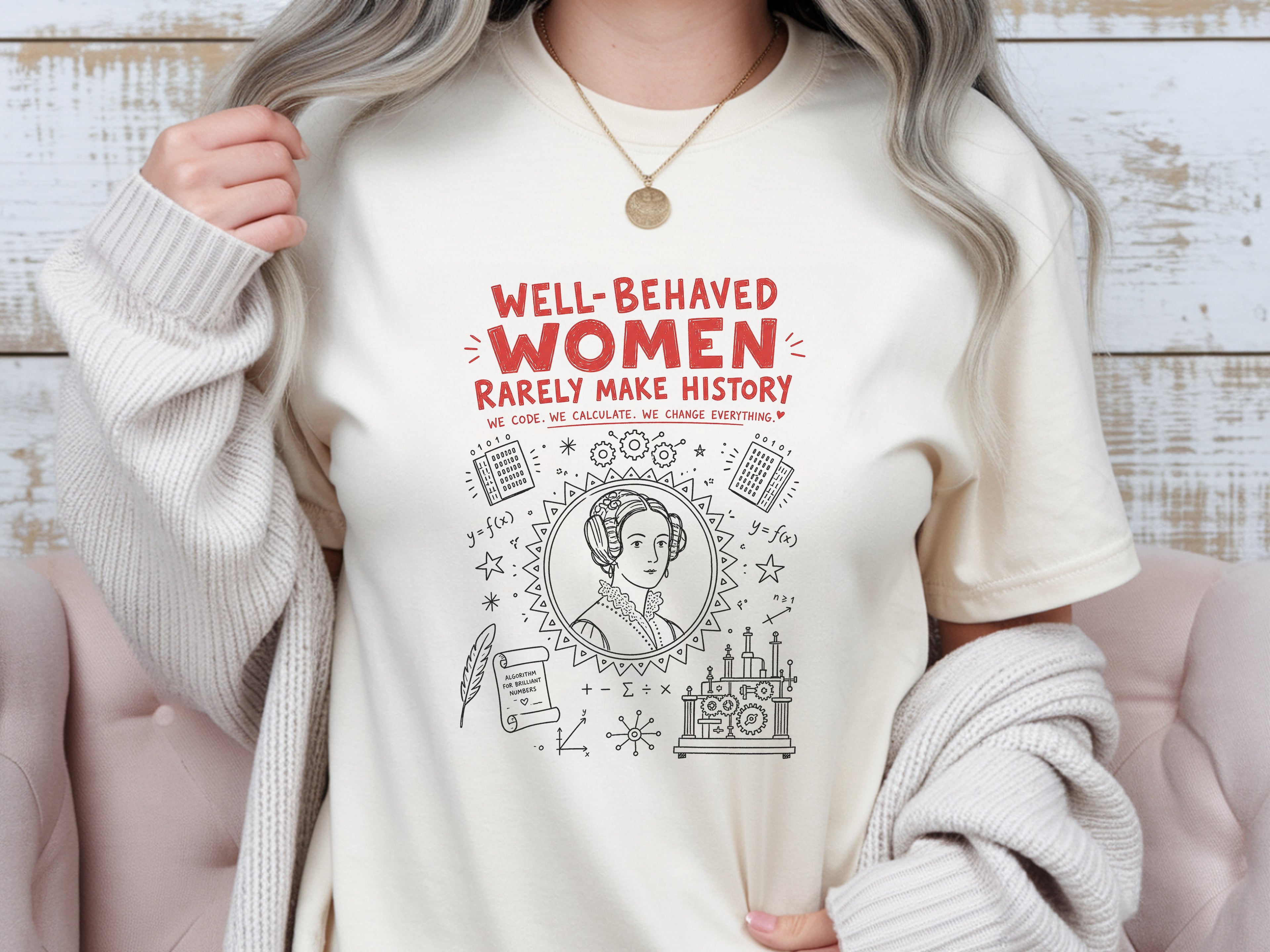 Ada Lovelace Line Art Tee
