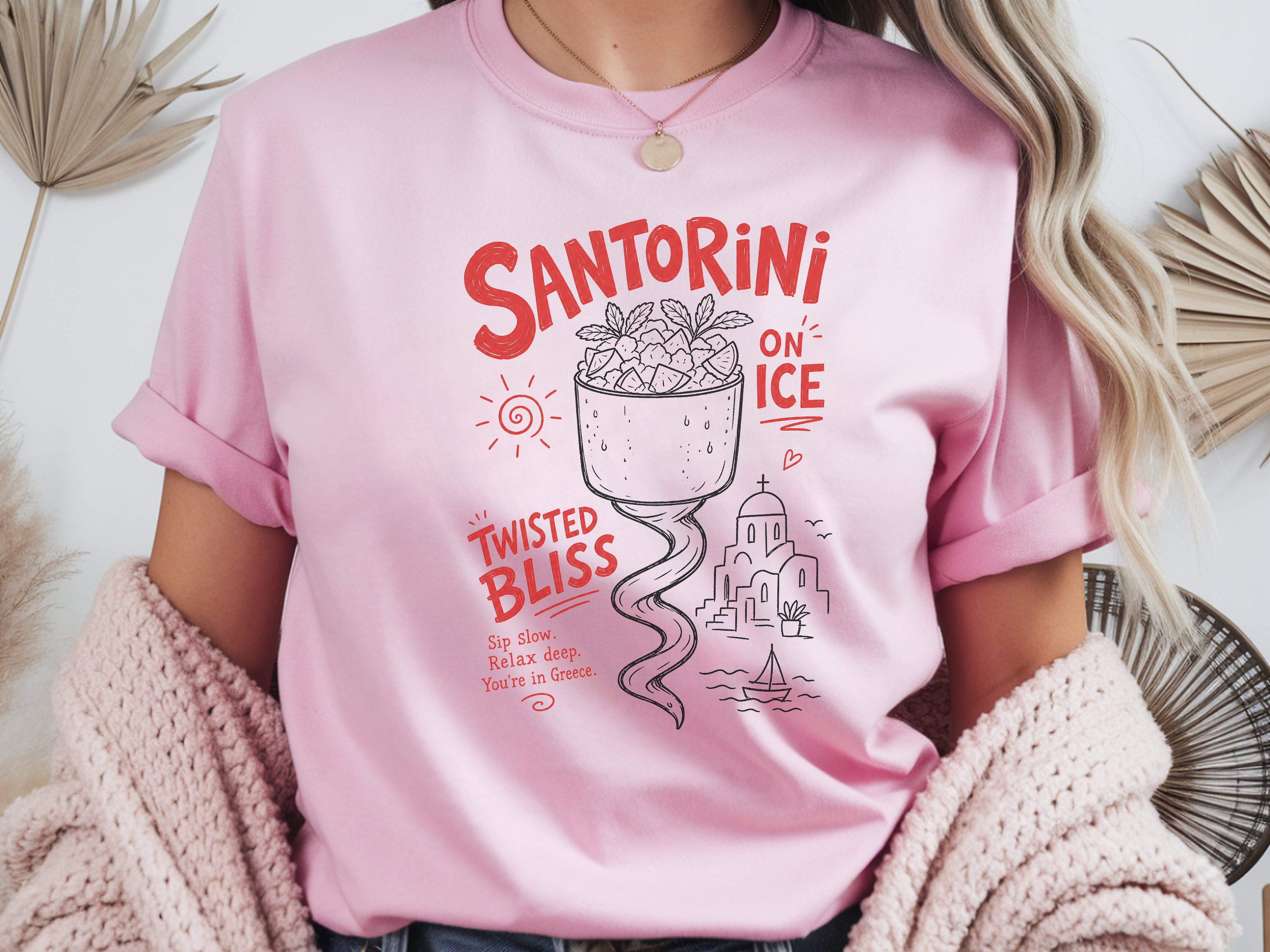 Santorini Greece T-Shirt
