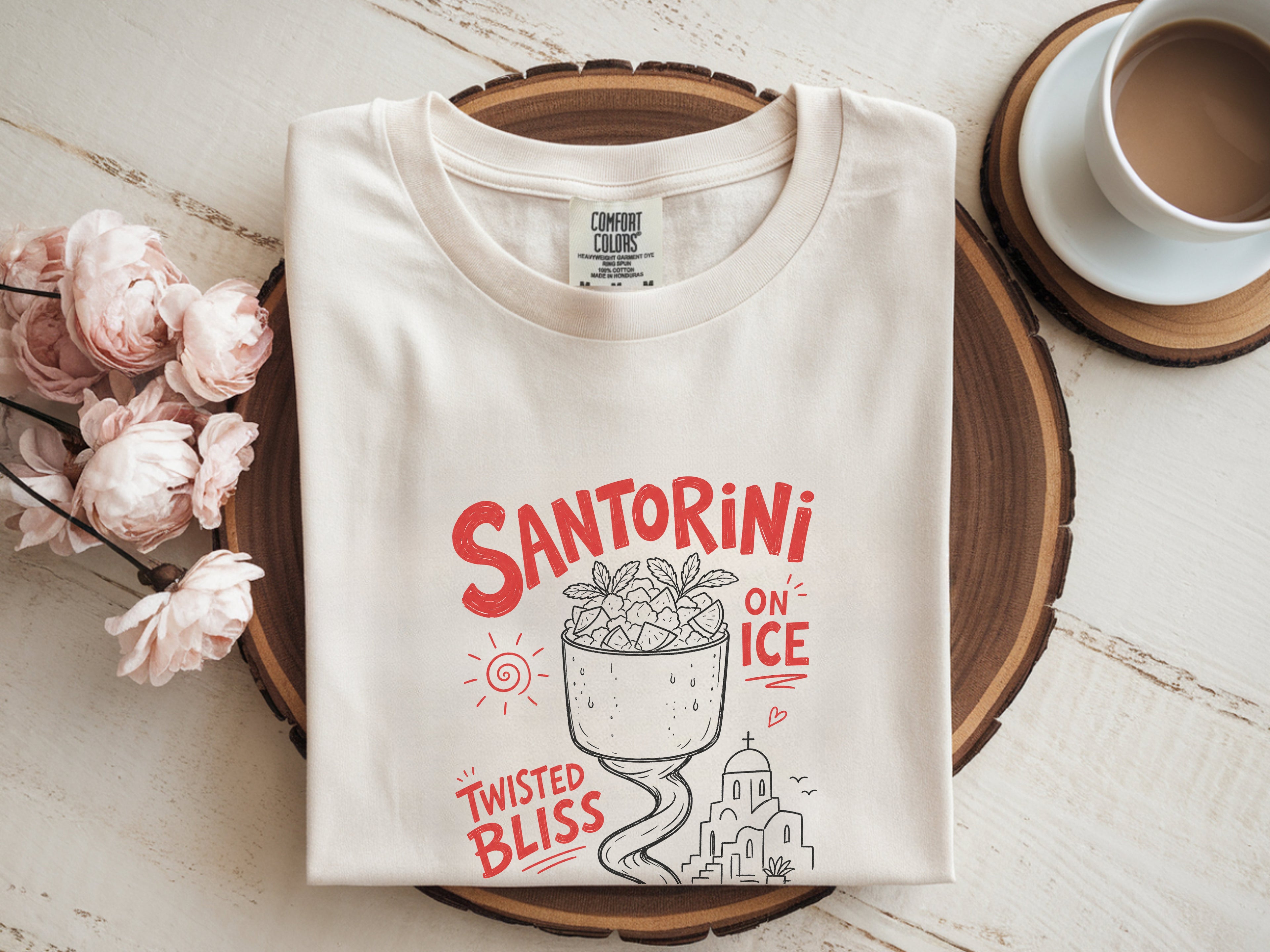Santorini Greece T-Shirt