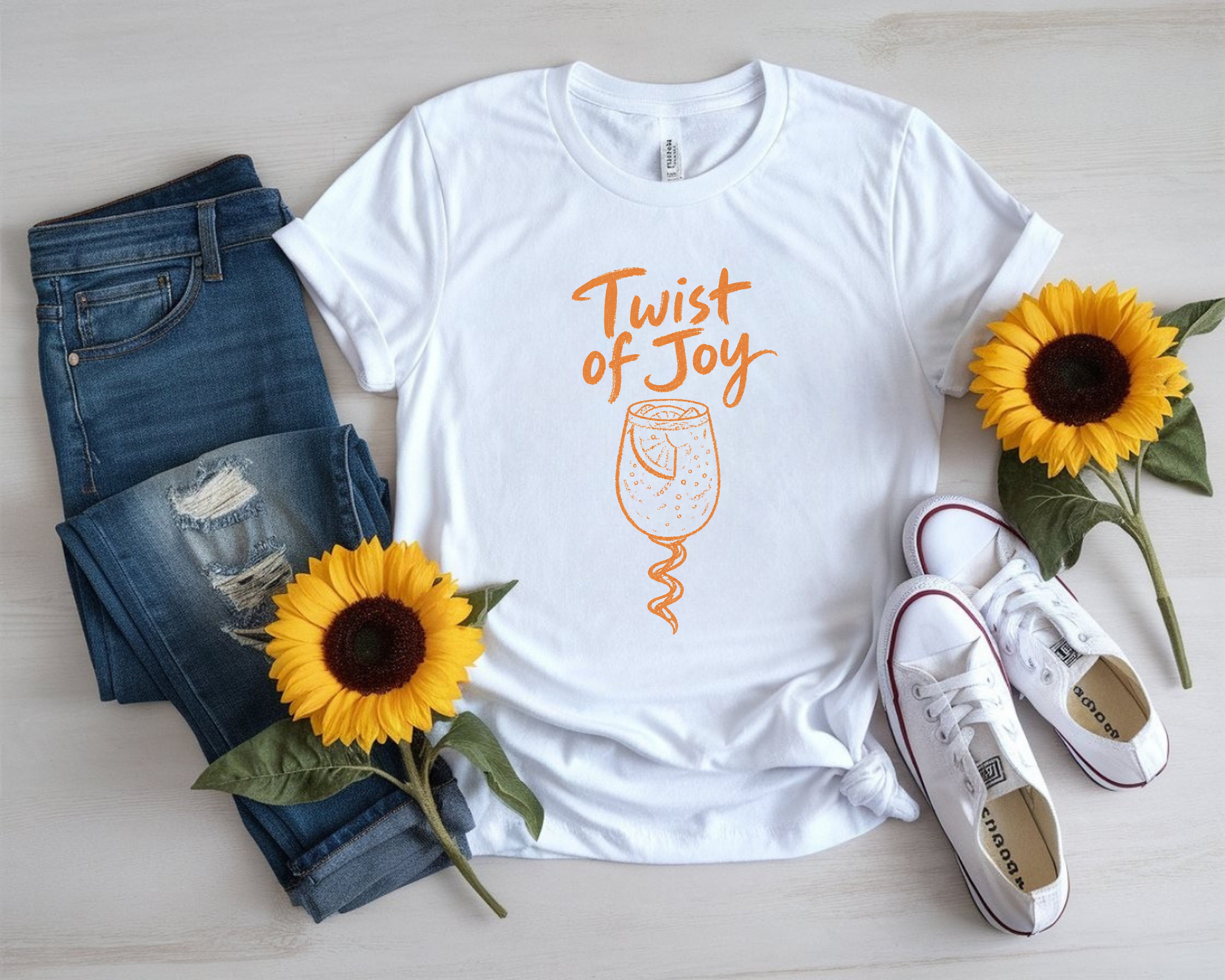 Twist of Joy Cocktail Shirt