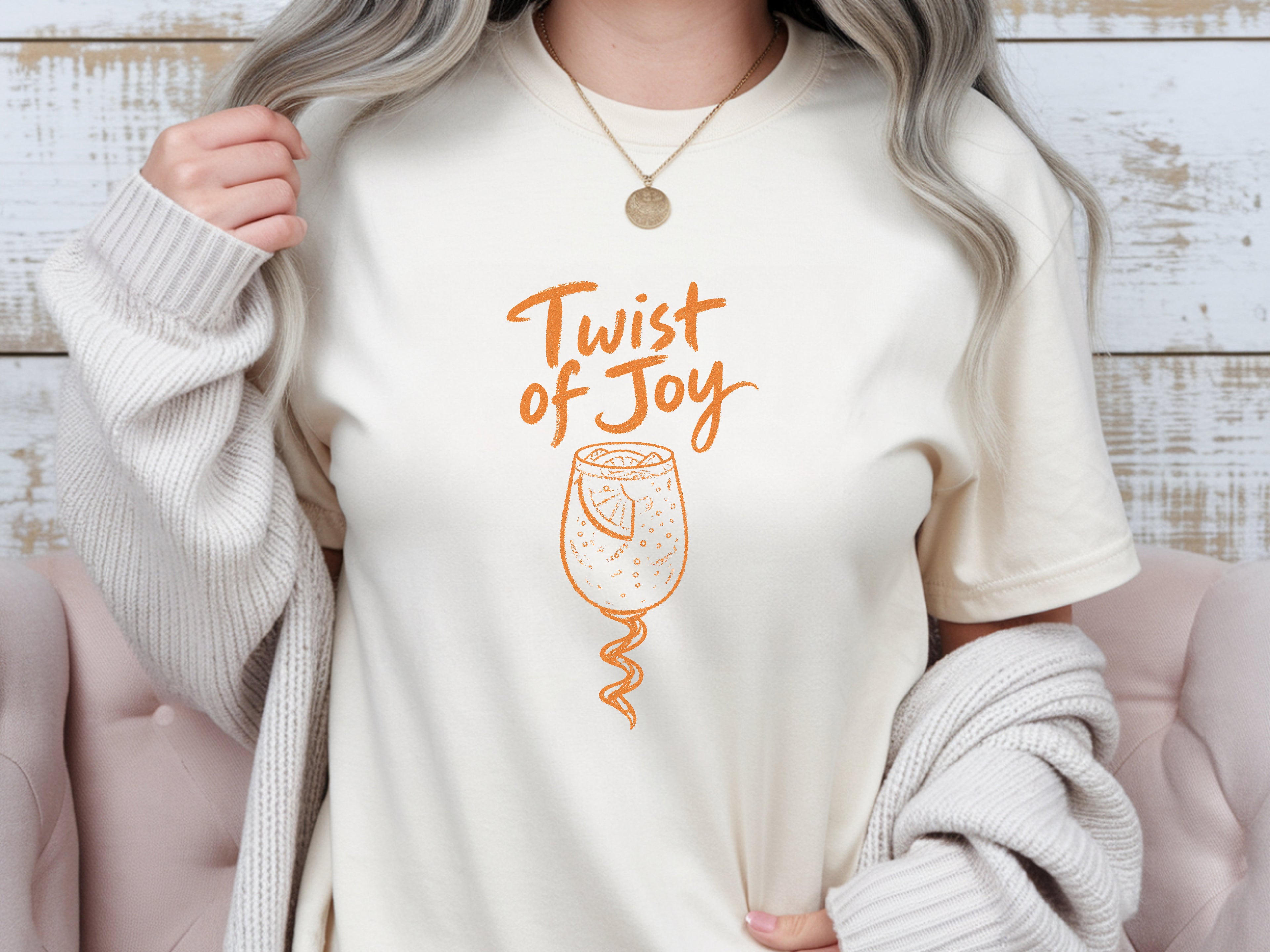 Twist of Joy Cocktail Shirt