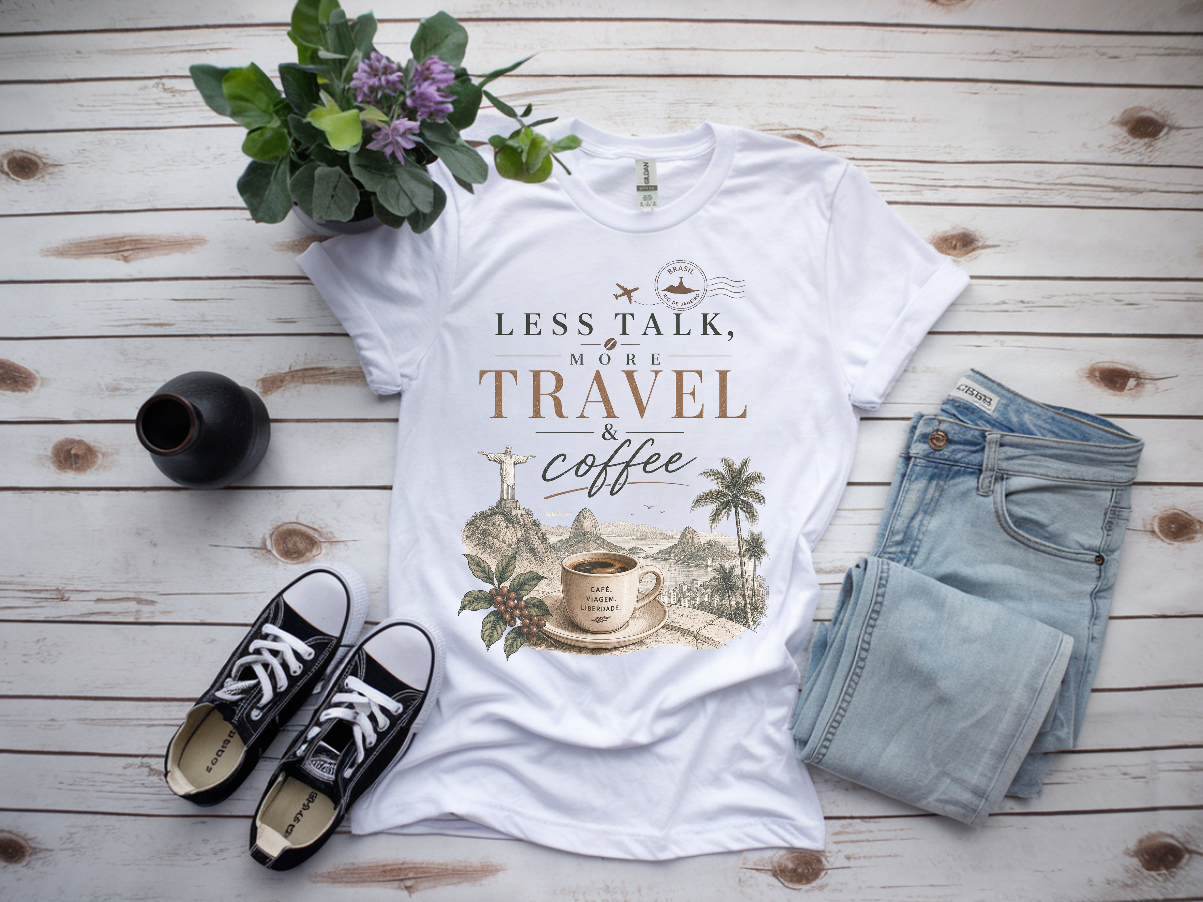 Rio de Janeiro Brazil Coffee Tee