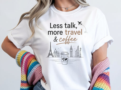 Eiffel Tower Coffee Travel Tee
