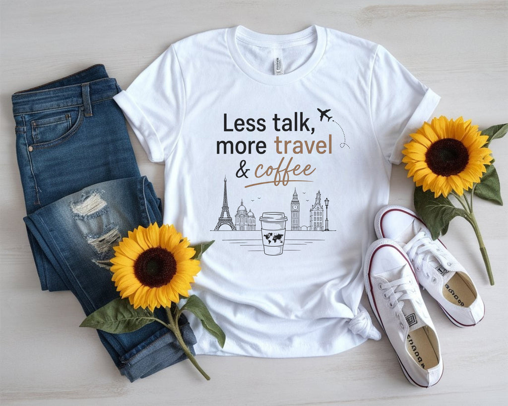 Eiffel Tower Coffee Travel Tee