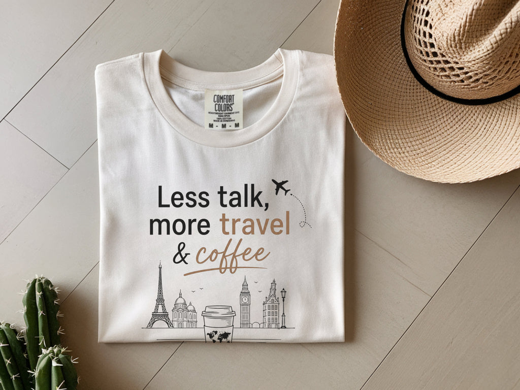Eiffel Tower Coffee Travel Tee