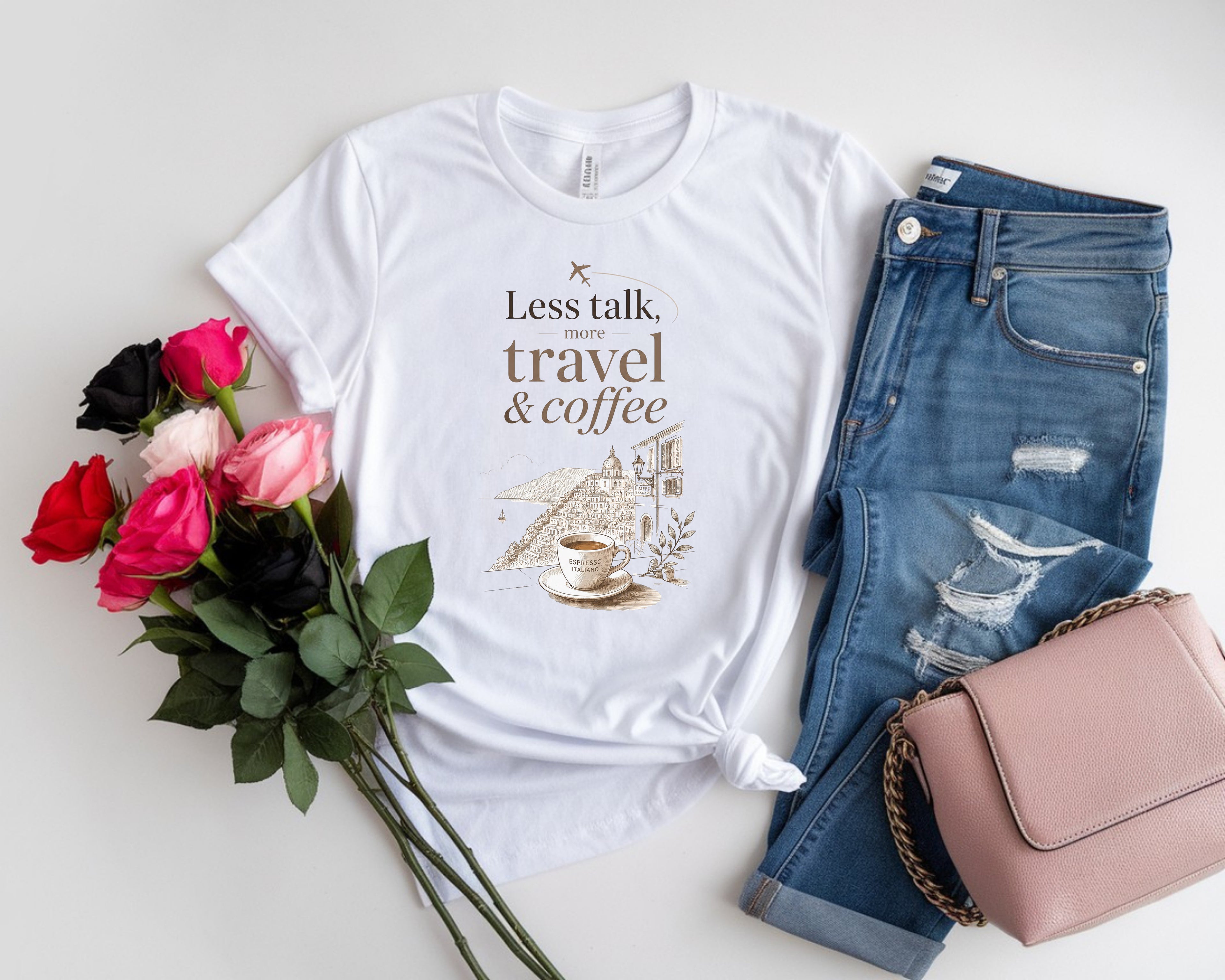 Amalfi Coast Italy Coffee Tee