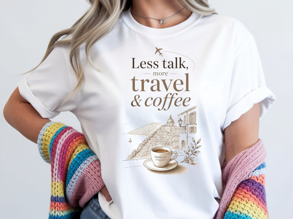 Amalfi Coast Italy Coffee Tee