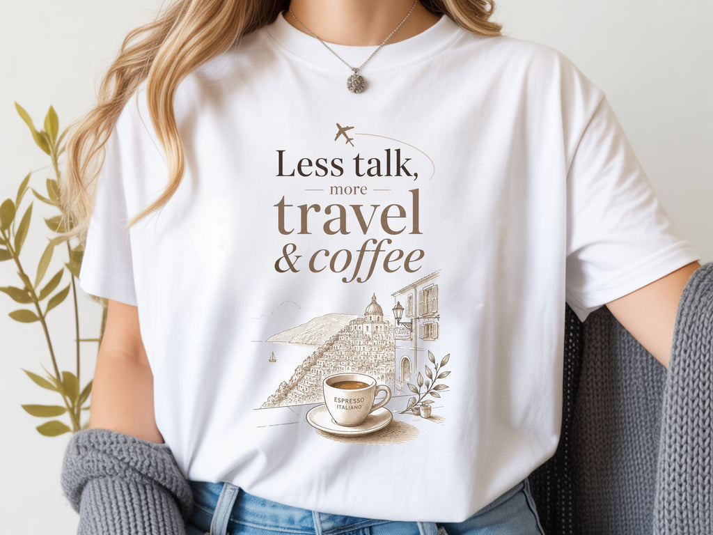 Amalfi Coast Italy Coffee Tee