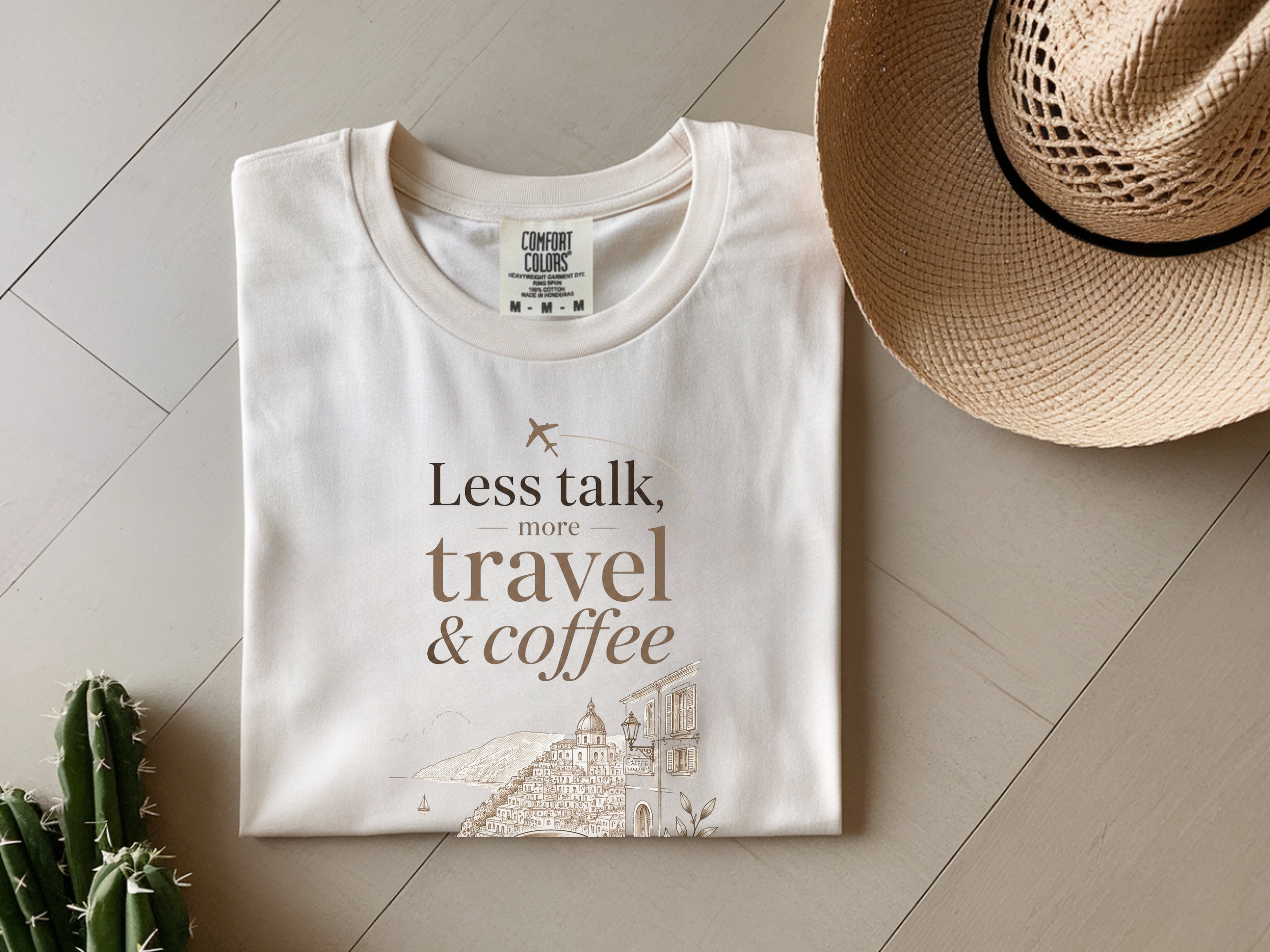 Amalfi Coast Italy Coffee Tee