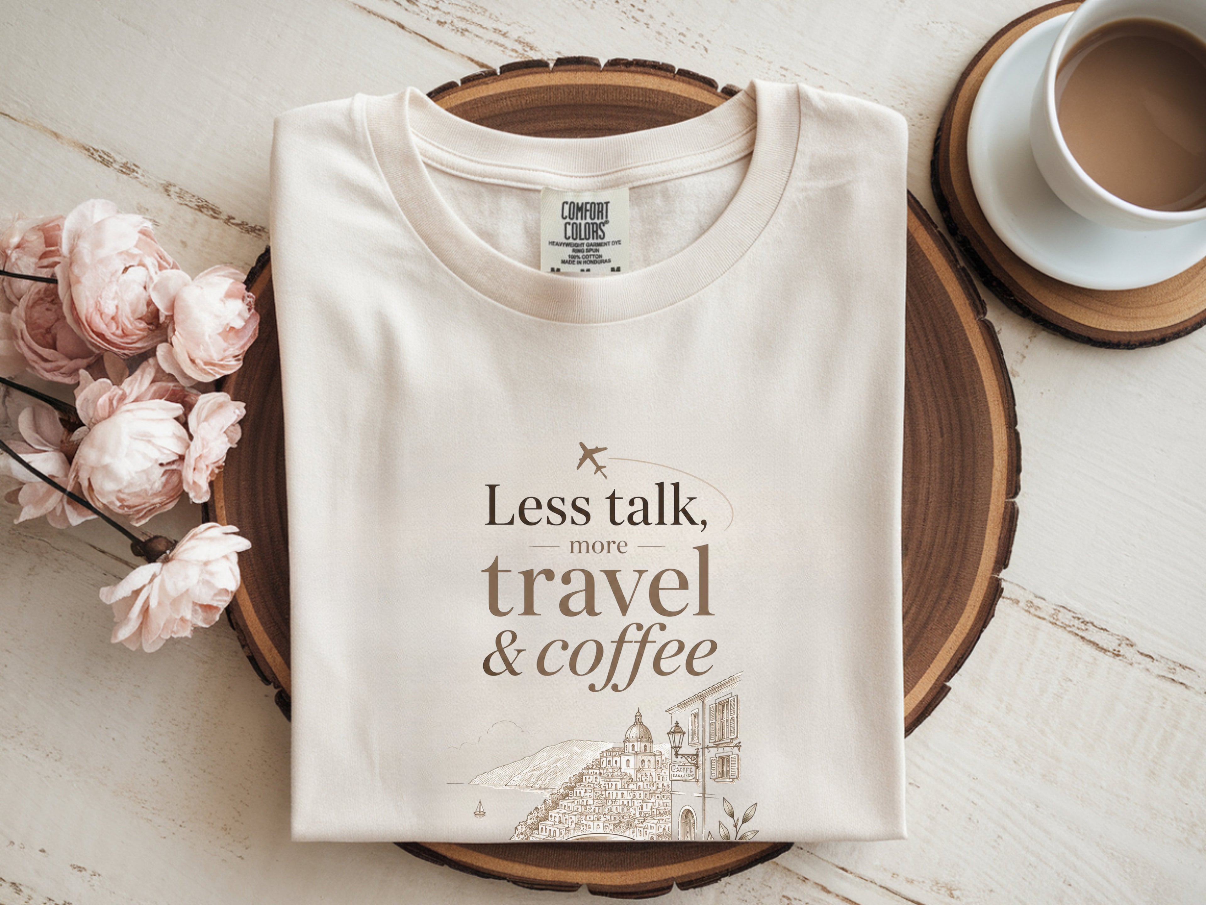 Amalfi Coast Italy Coffee Tee