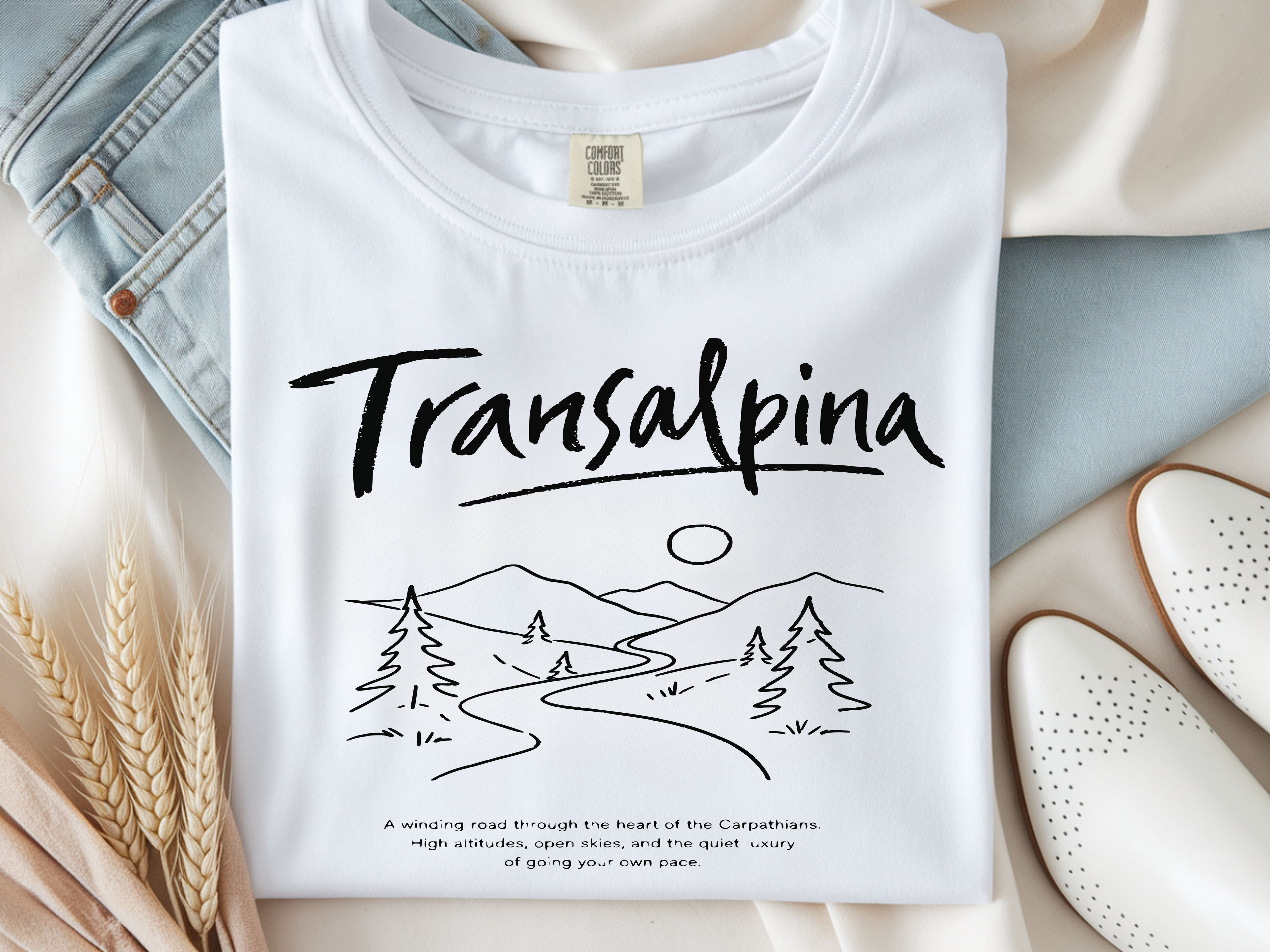 Romania Carpathian Mountains Road Transalpina T-Shirt
